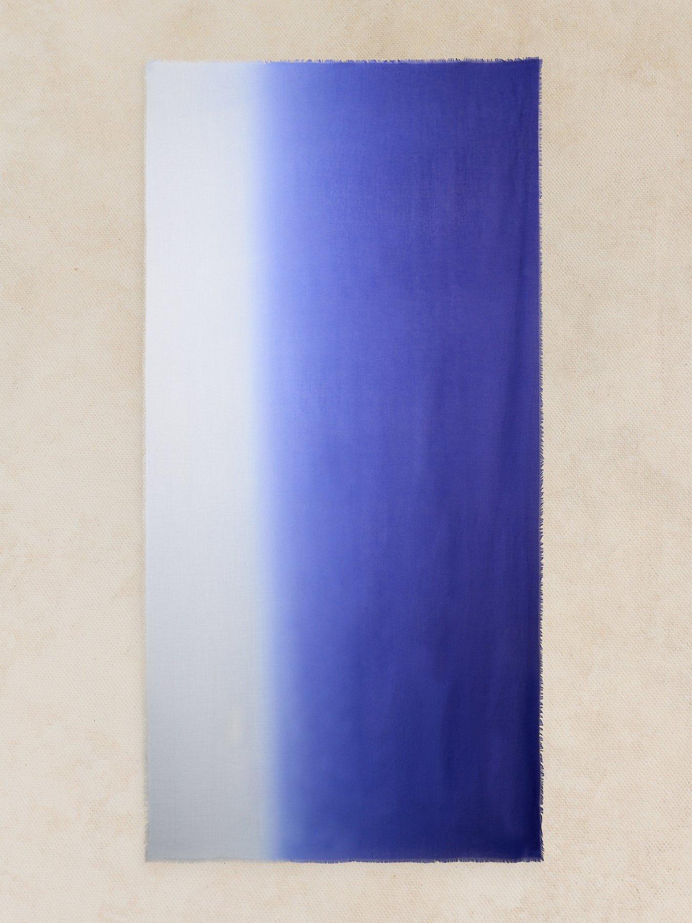 Image 2 of 3 of White Stuff Penny Plain Scarf - Blue