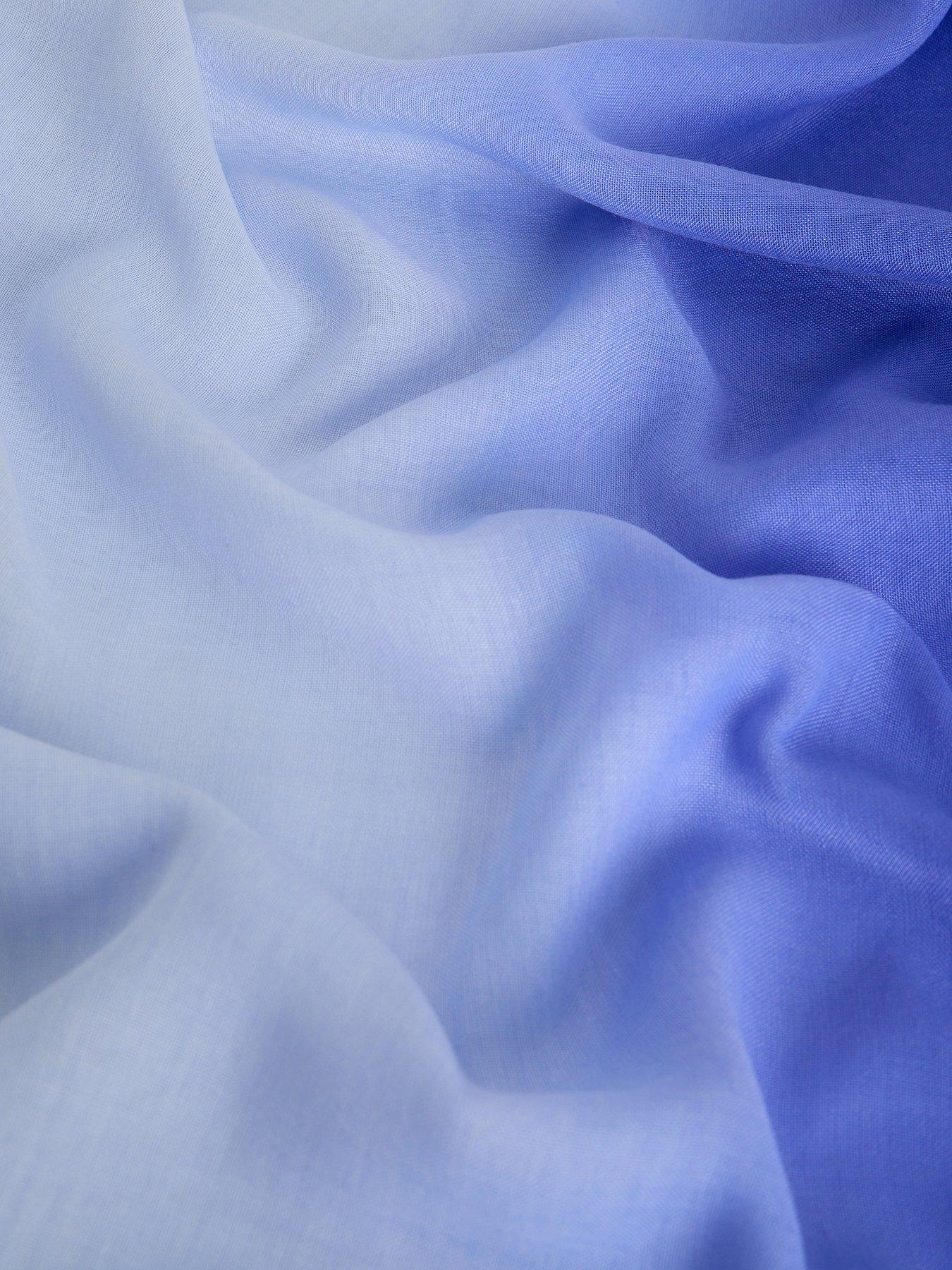 Image 3 of 3 of White Stuff Penny Plain Scarf - Blue