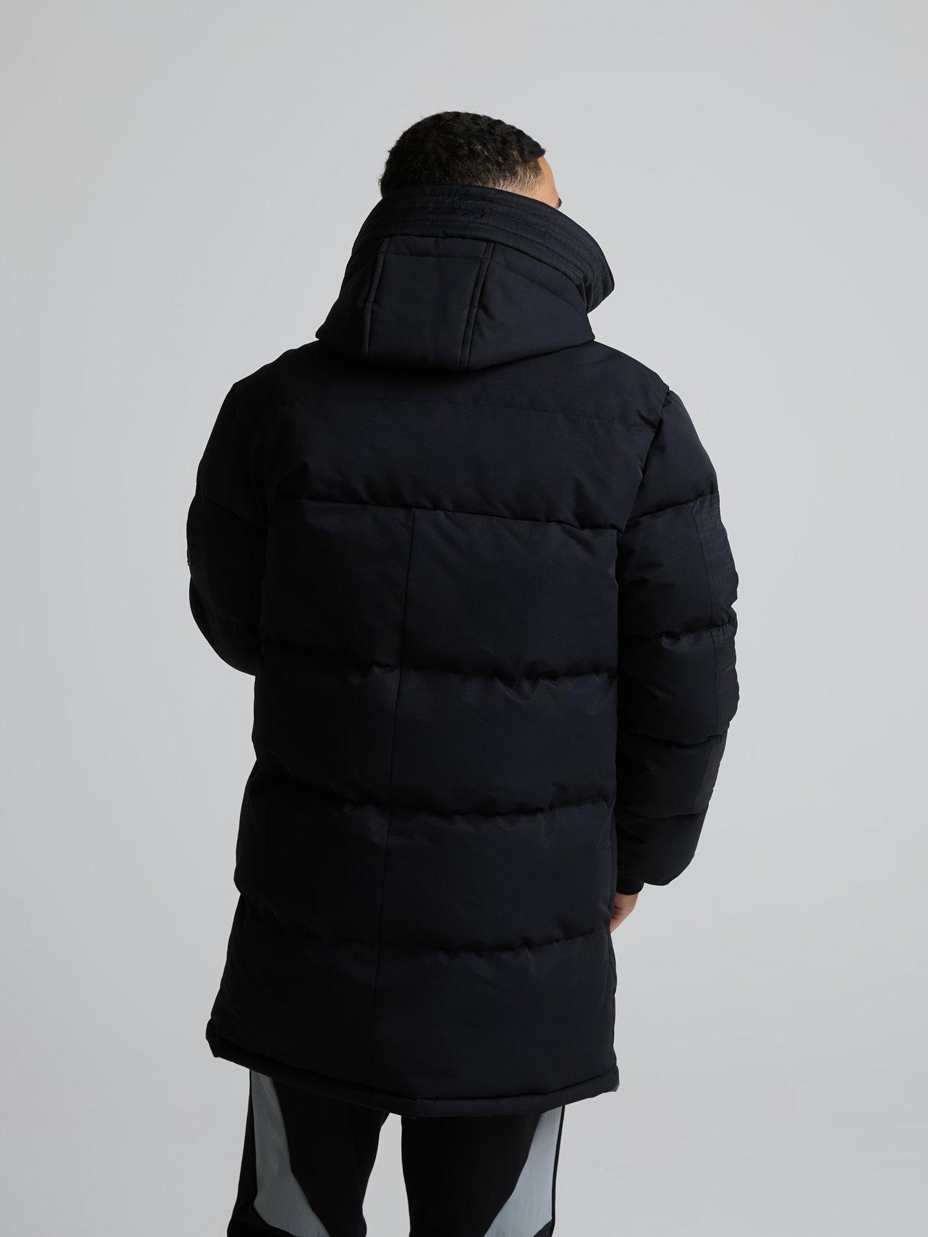 Image 2 of 5 of Zavetti Canada Zavetti Canada Aylmer 2.0 Longline Padded Parka Jacket - Black