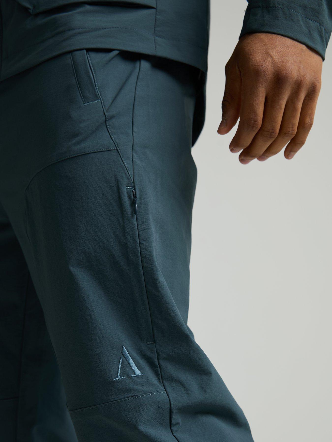 Image 5 of 5 of Alessandro Zavetti Mens Rossano Woven Cargo Utility Trousers - Grey