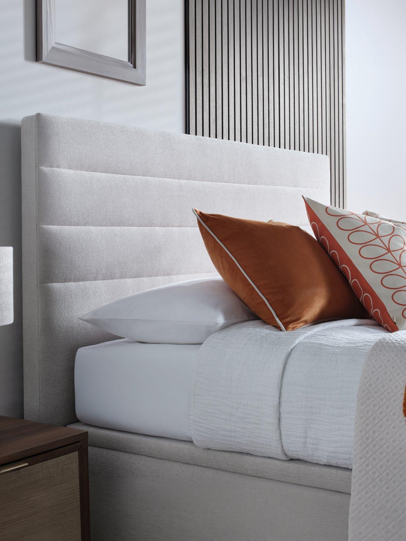 Image 4 of 4 of The Very Collection Sona End Lift Ottoman Storage Bed with Mattress Options (Buy &amp; SAVE!) - Natural