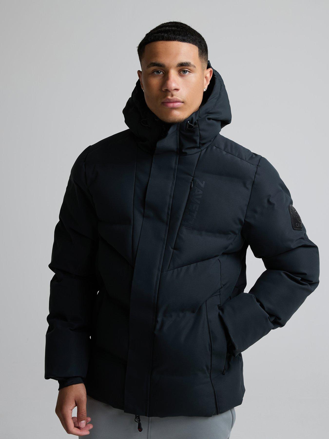 Zavetti Canada Makelta Padded Hooded Parka Jacket - Black