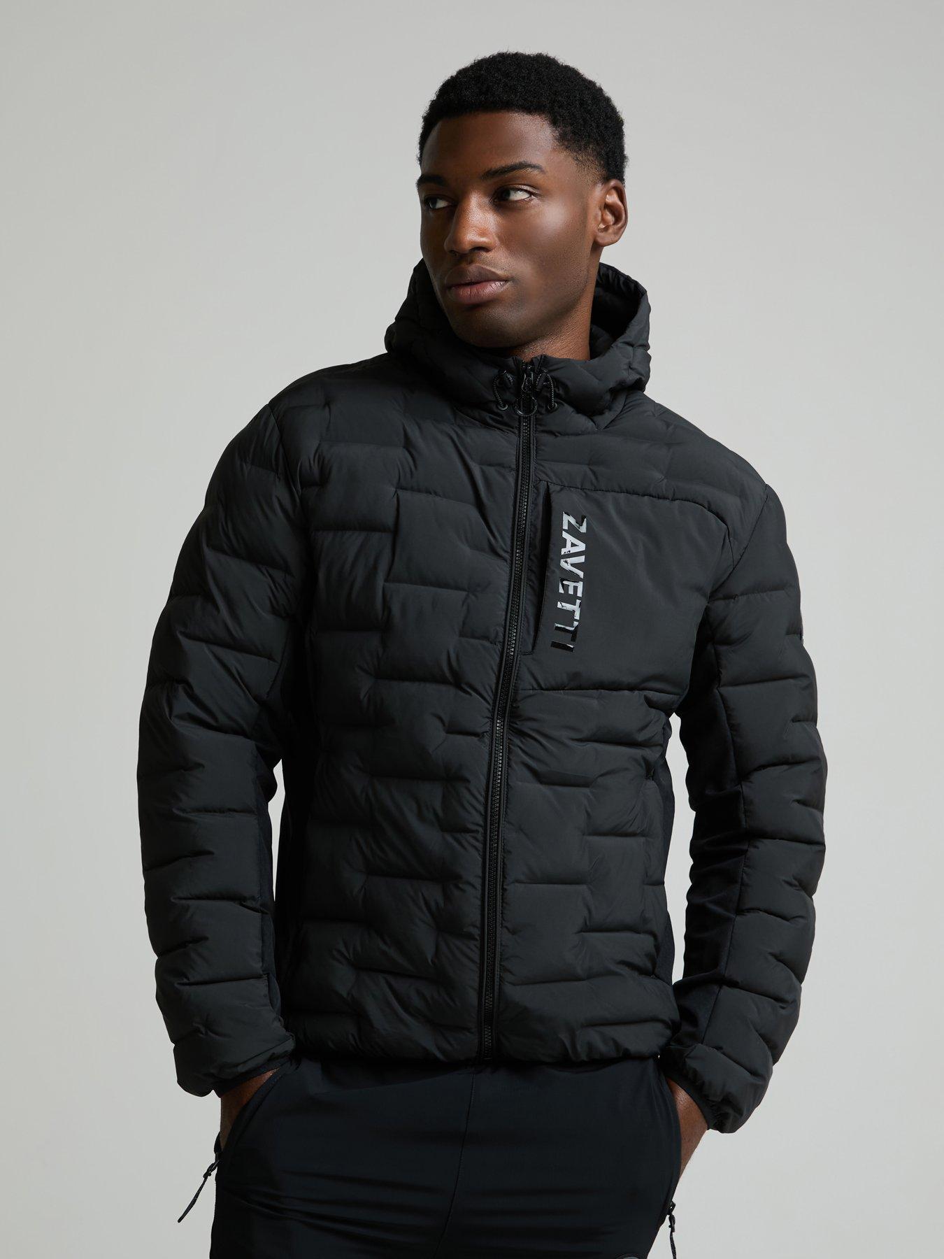 Zavetti Canada Zavetti Canada Rowlarno Hybrid Padded Jacket - Black