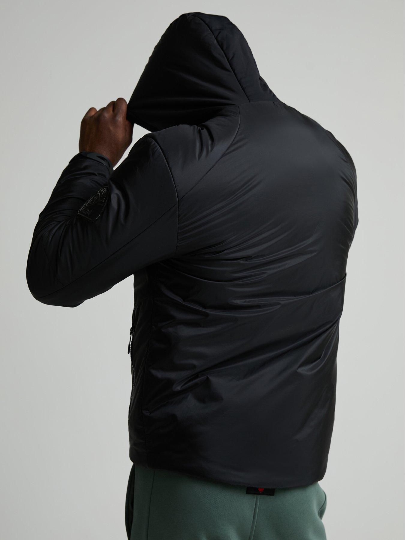 Image 2 of 6 of Zavetti Canada Woolltari Insulated Technical Hooded Jacket - Black