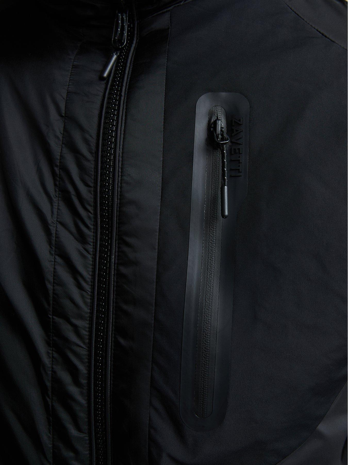 Image 6 of 6 of Zavetti Canada Woolltari Insulated Technical Hooded Jacket - Black