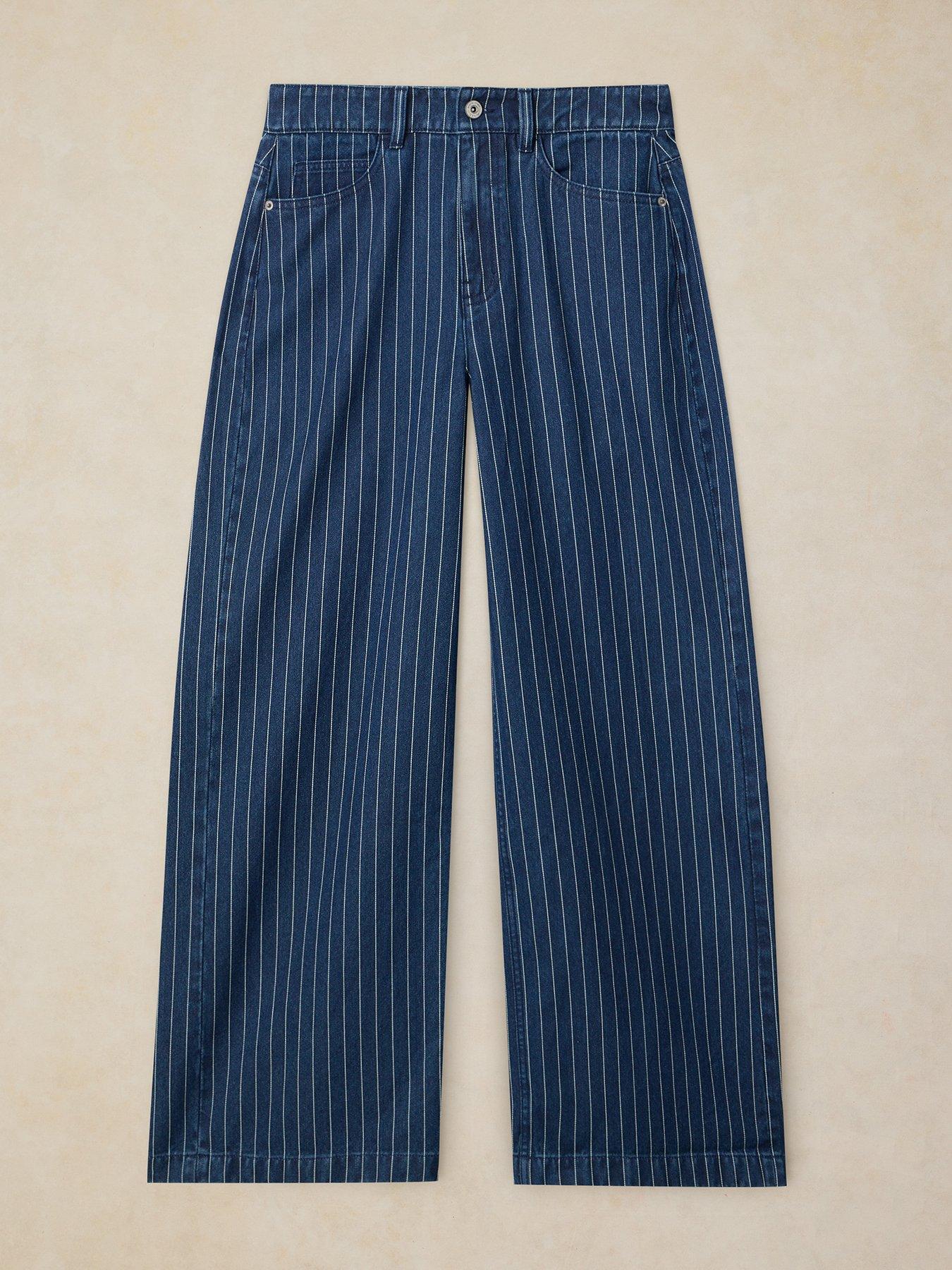 Image 5 of 5 of White Stuff Ayla Stripe Wide Leg Jean