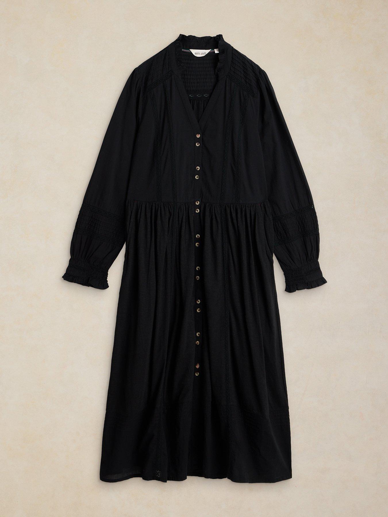 Image 5 of 5 of White Stuff Womens Sole Jersey Dress - Black