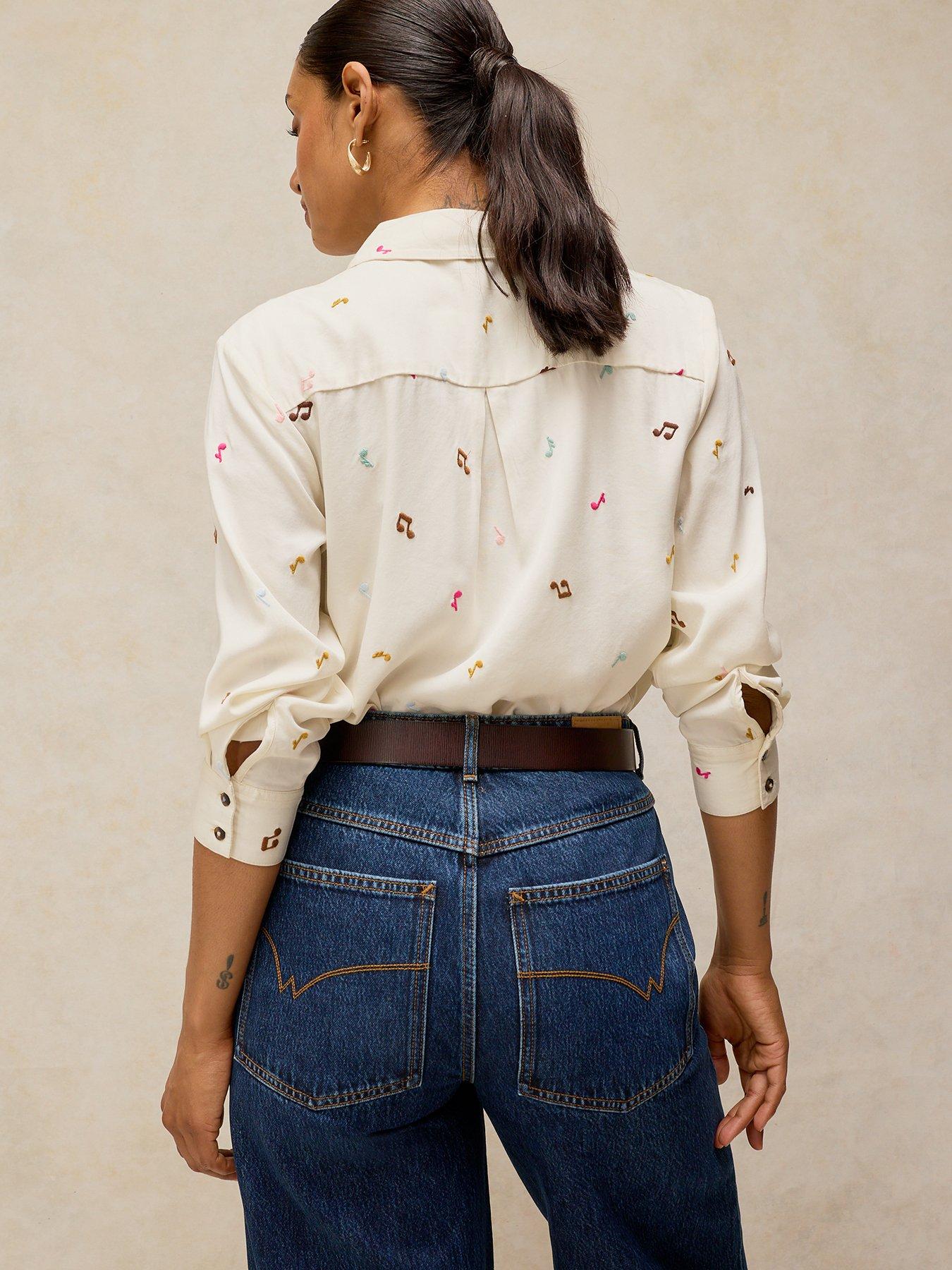 Image 2 of 6 of White Stuff Libby Cotton Shirt - Cream