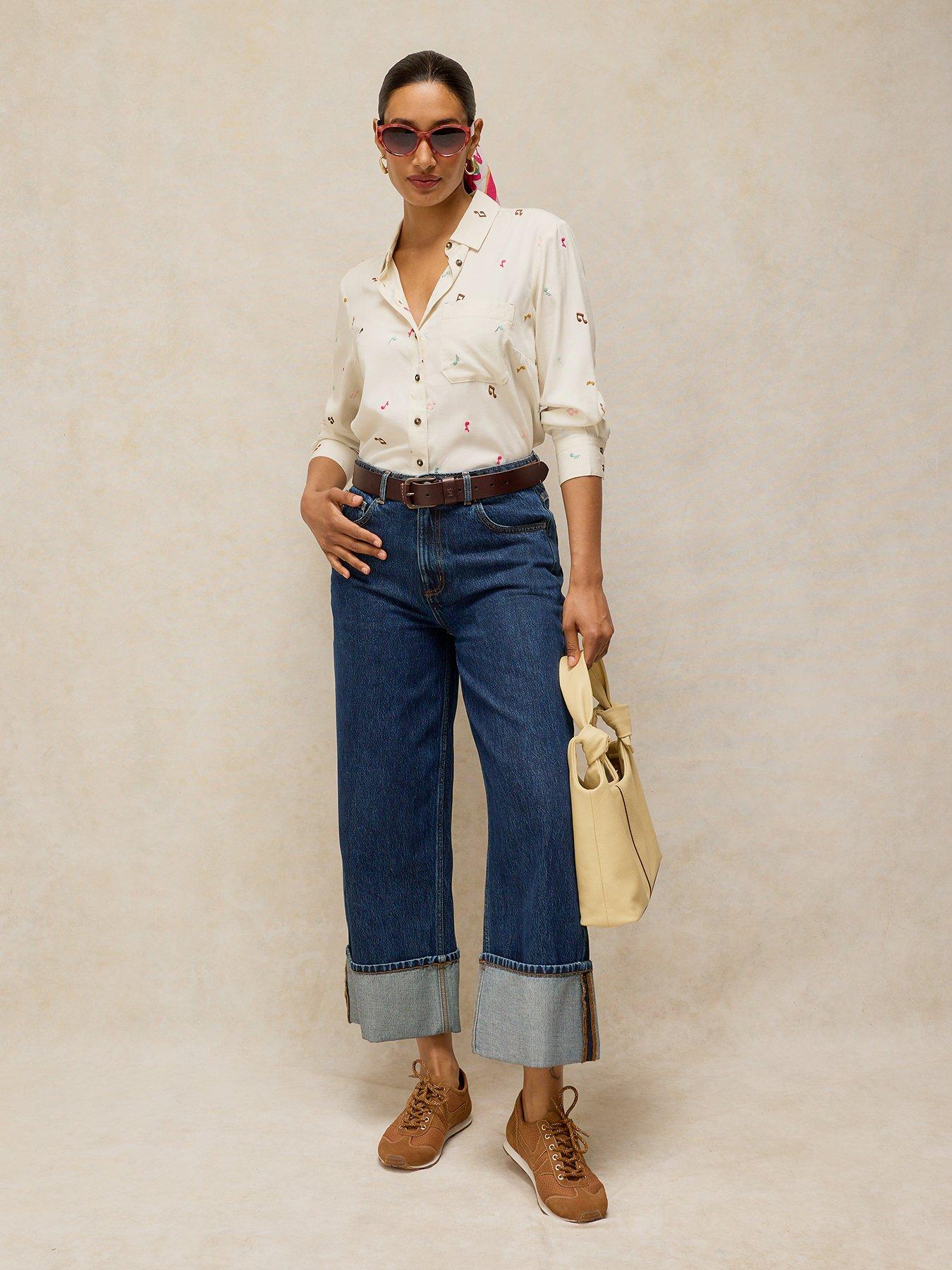 Image 3 of 6 of White Stuff Libby Cotton Shirt - Cream