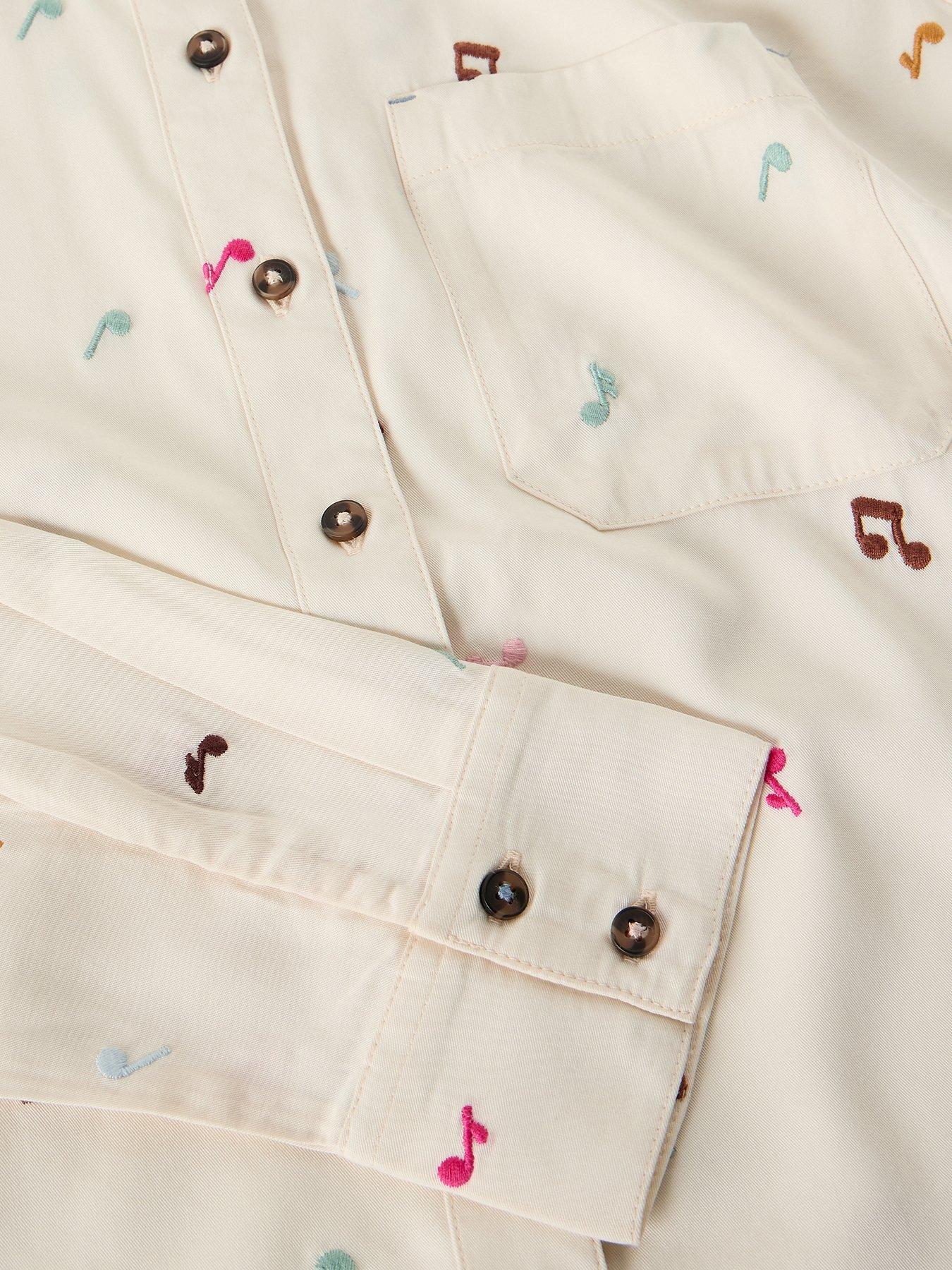 Image 6 of 6 of White Stuff Libby Cotton Shirt - Cream