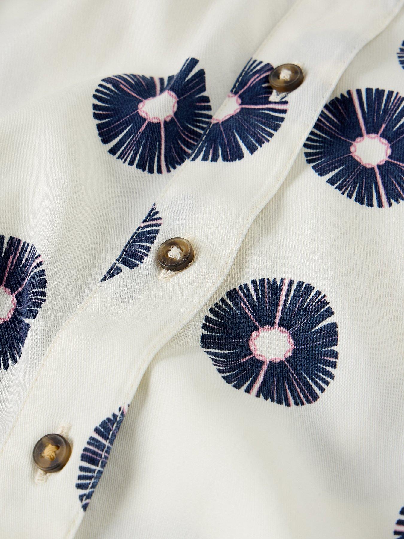 Image 6 of 6 of White Stuff Orla Button Through Shirt - Cream