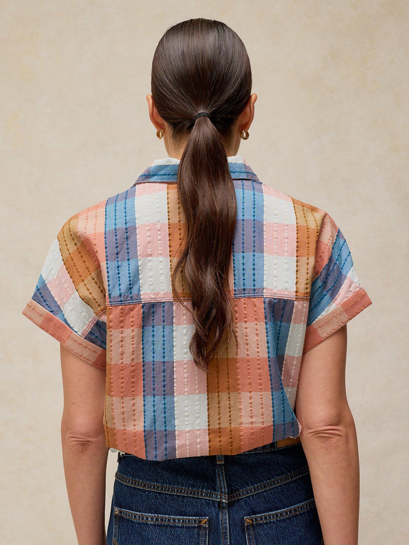 Image 2 of 6 of White Stuff Orla Pop Over Shirt - Pink