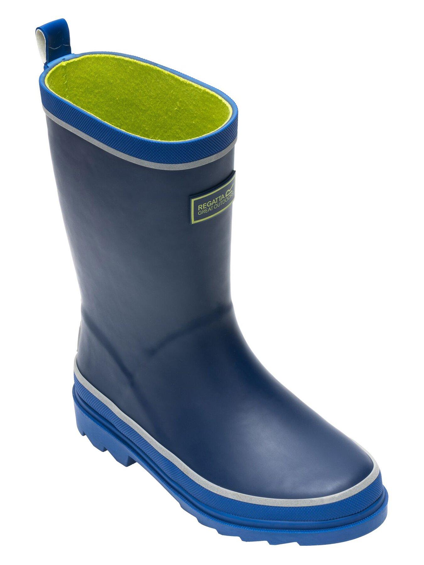 Image 4 of 7 of Regatta Kids Foxfire Jnr Wellies -aviator Blue / Olympian Blue