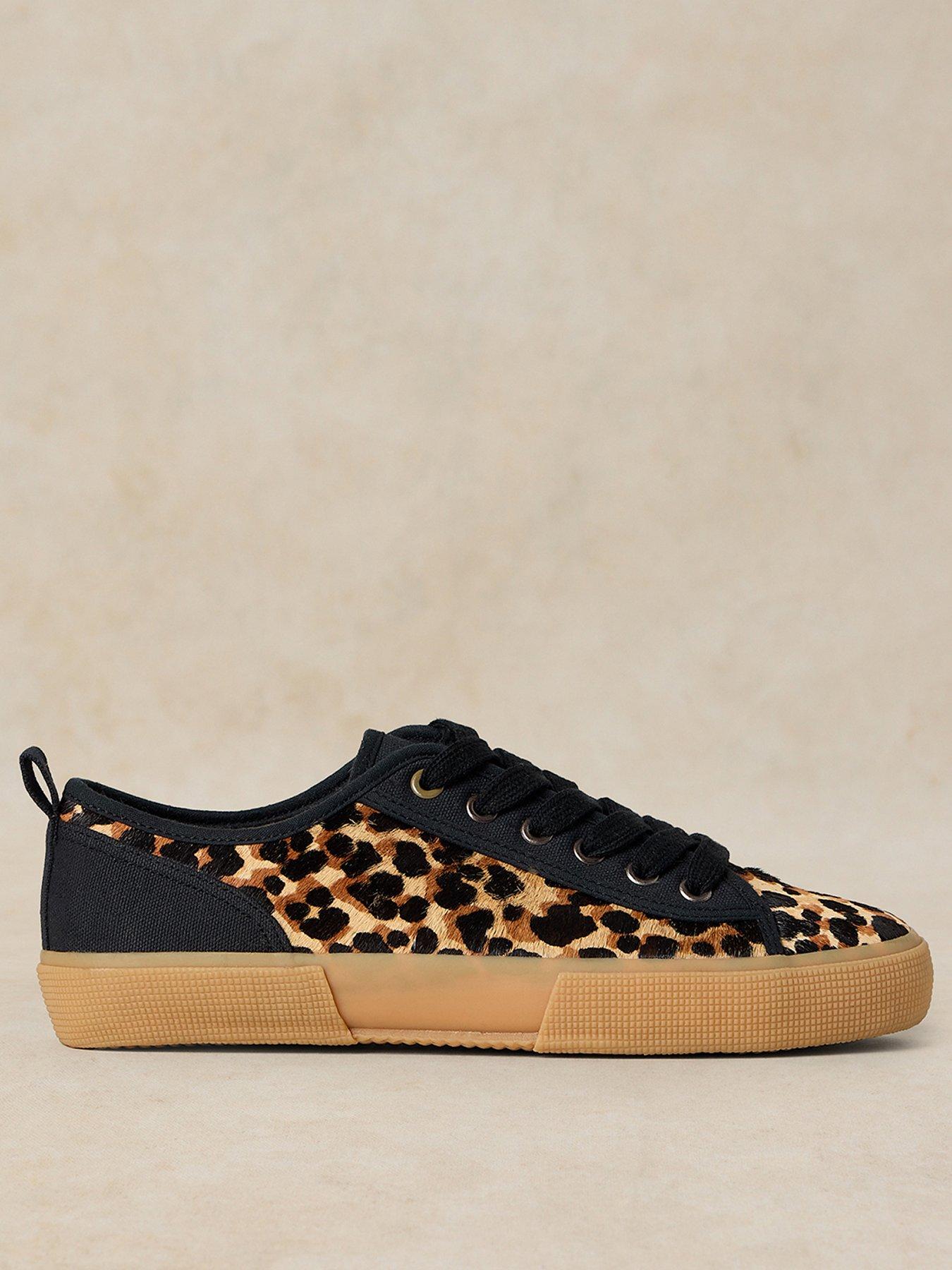 White Stuff Women's Pippa Leather Lace Up Trainer - Brown