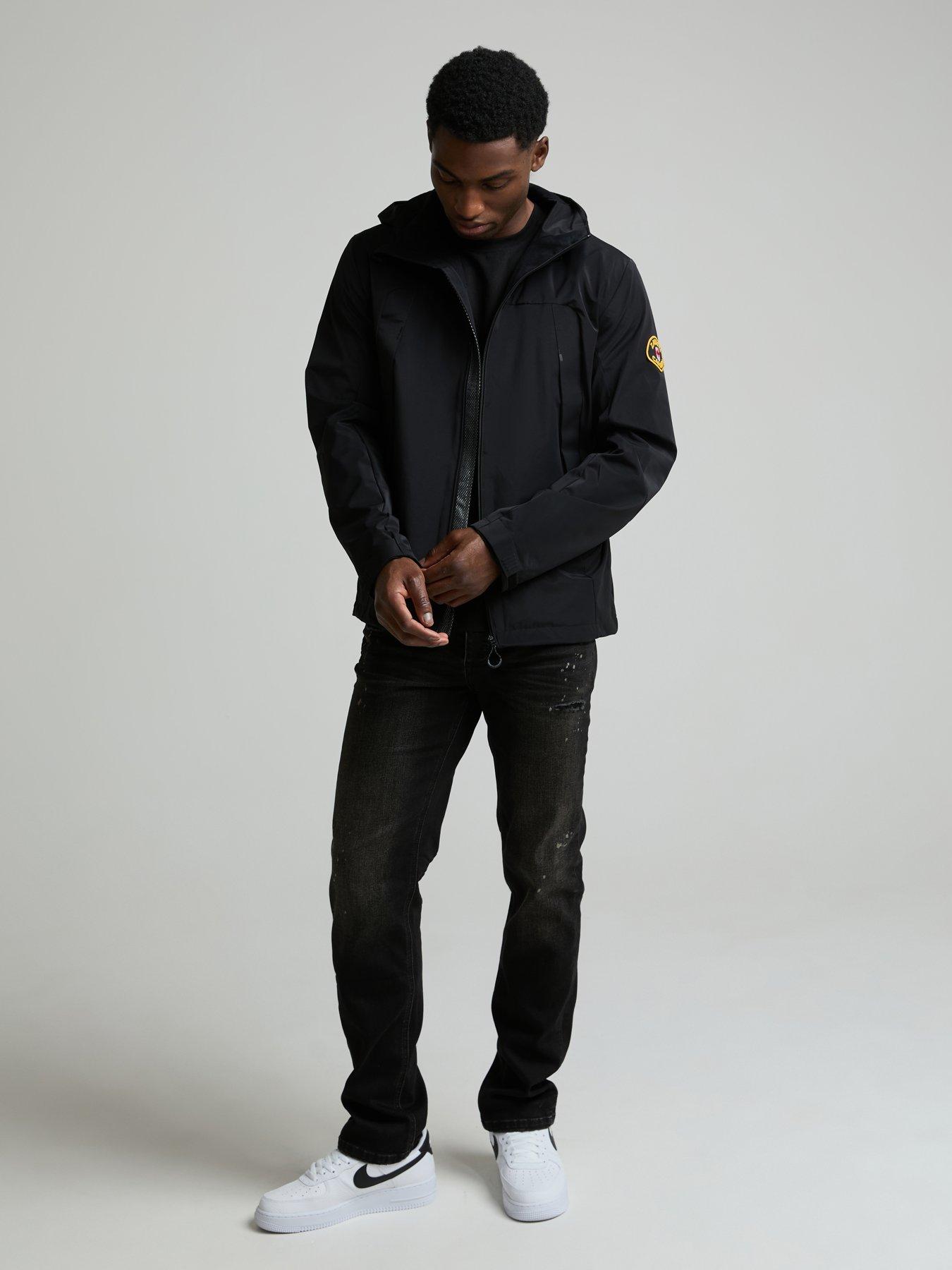 Image 3 of 6 of Zavetti Canada Zavetti Canada Telviccio Windbreaker Lightweight Jacket - Black