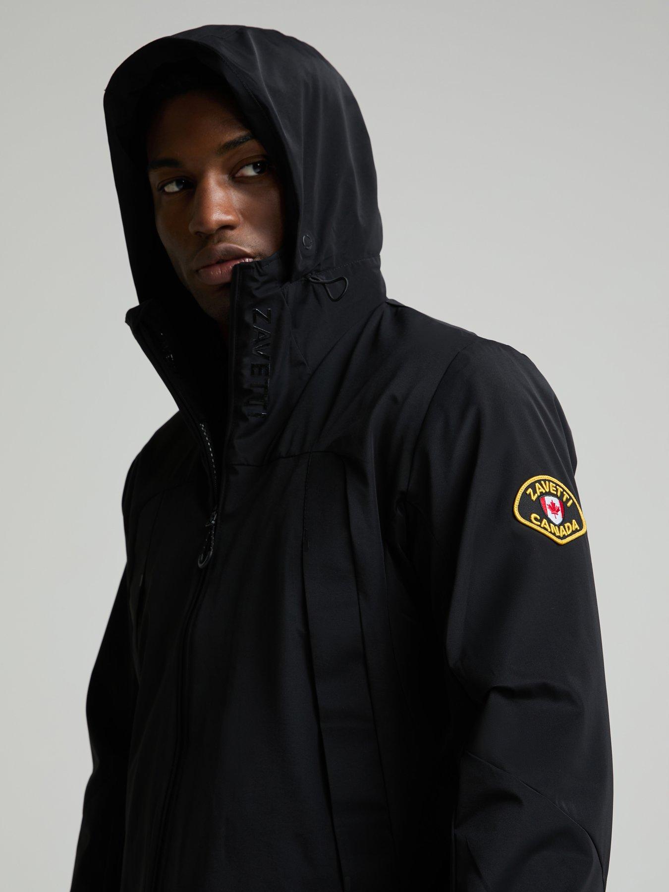 Image 5 of 6 of Zavetti Canada Zavetti Canada Telviccio Windbreaker Lightweight Jacket - Black