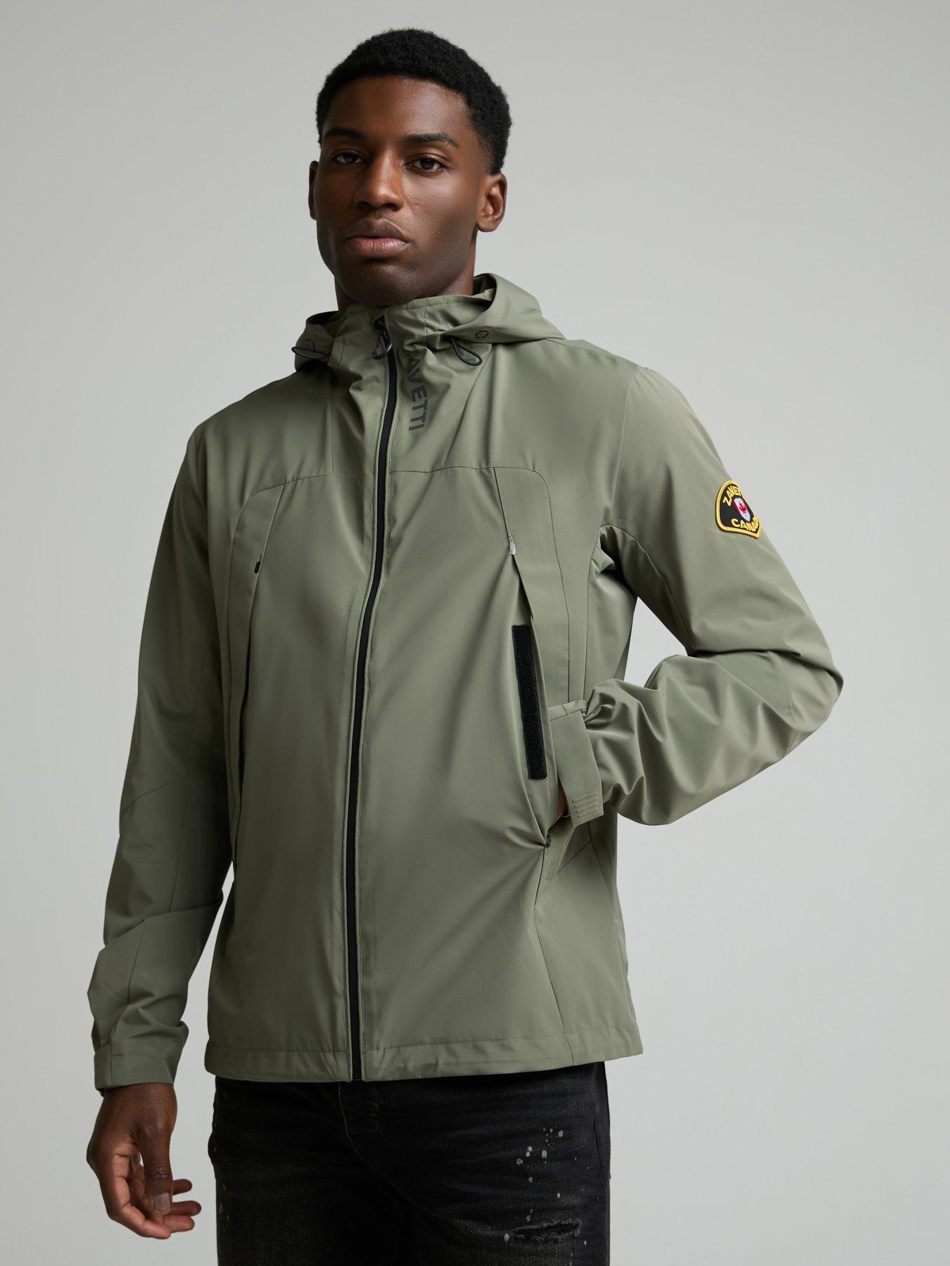 Zavetti Canada Telviccio Windbreaker Lightweight Jacket - Khaki