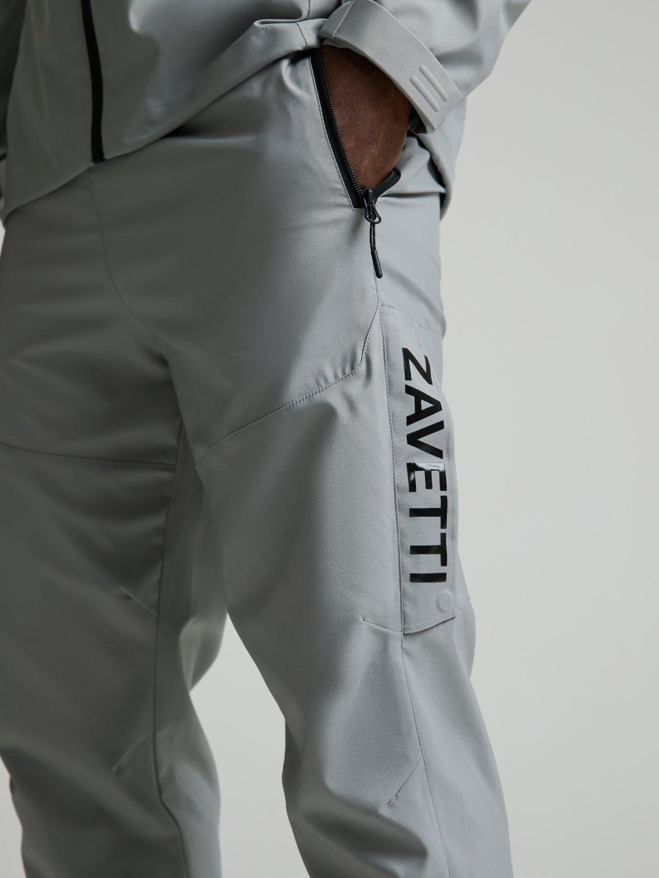 Image 4 of 5 of Zavetti Canada Zavetti Canada Bennicci Woven Elasticated Waist Trousers - Grey