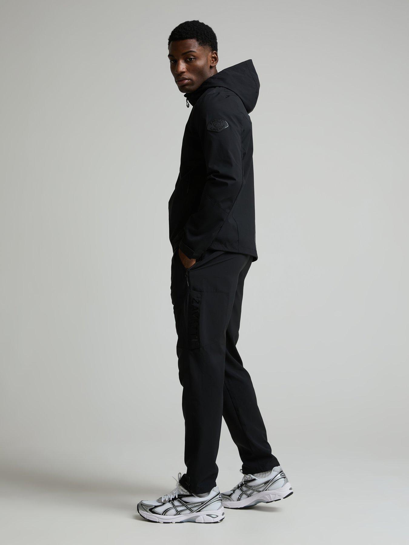 Image 3 of 5 of Zavetti Canada Zavetti Canada Bennicci Woven Elasticated Waist Trousers - Black