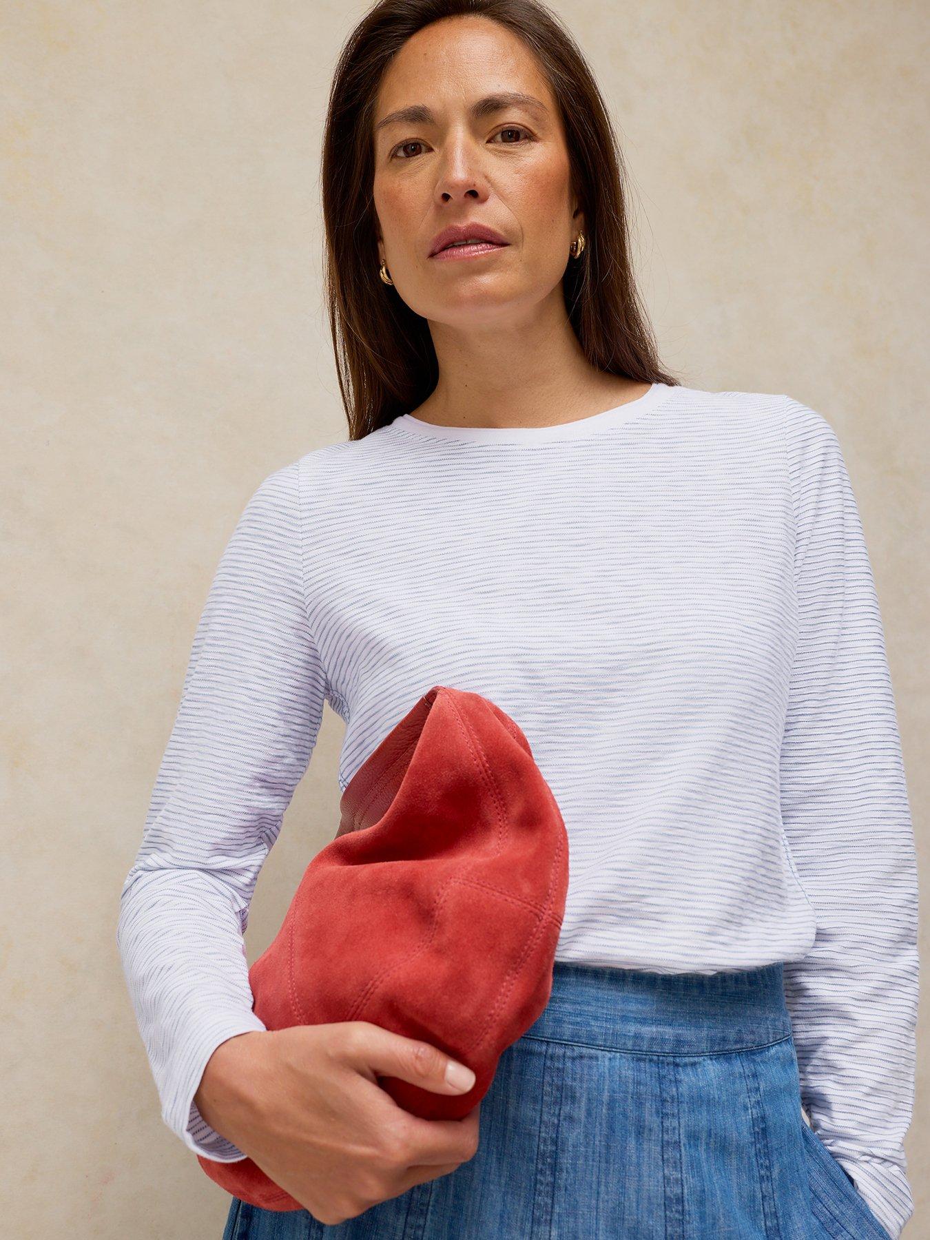 Image 4 of 6 of White Stuff Clara Ls Texture Tee