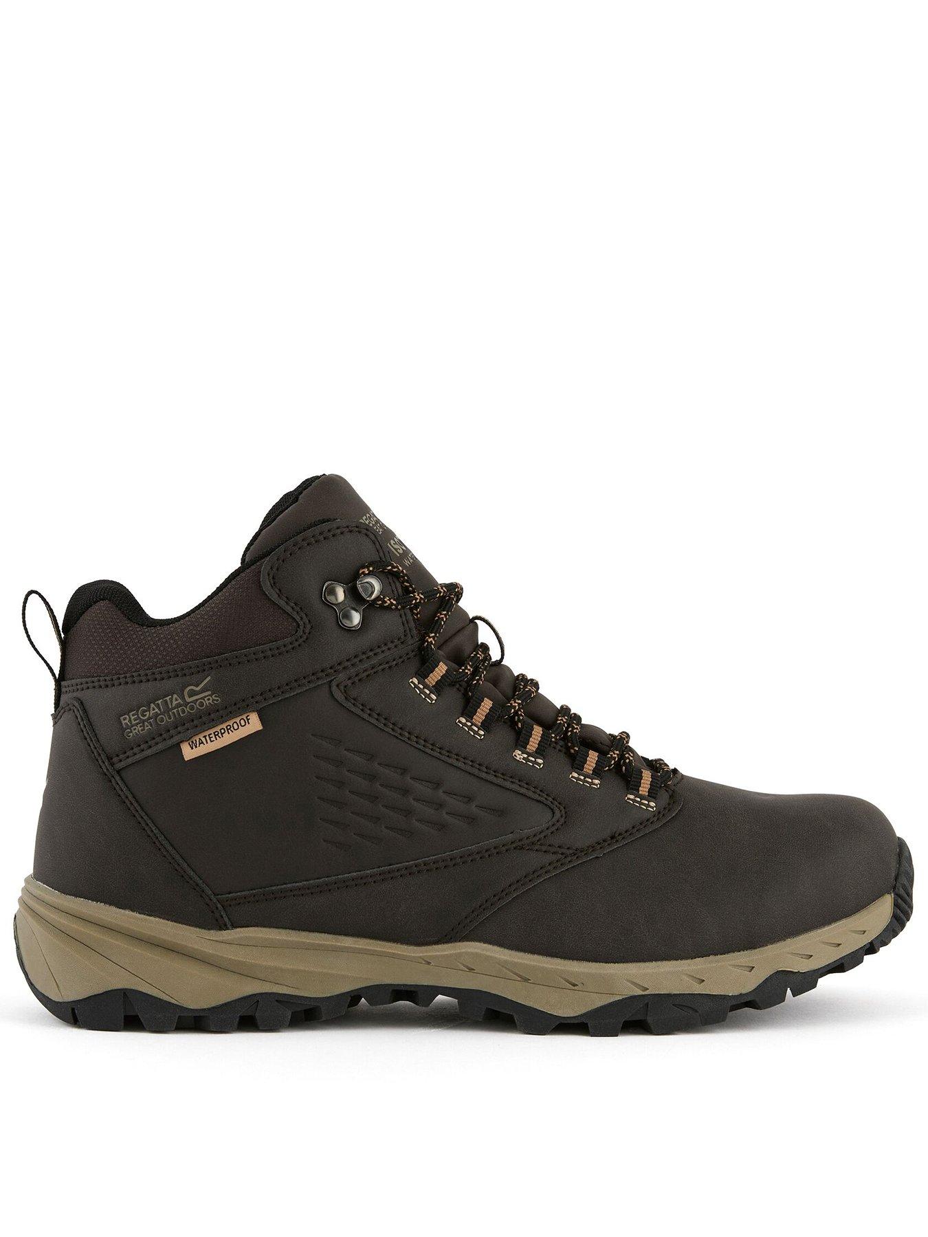 Image 1 of 7 of Regatta Mens Amble Walking Boots Waterproof -peat / Tan