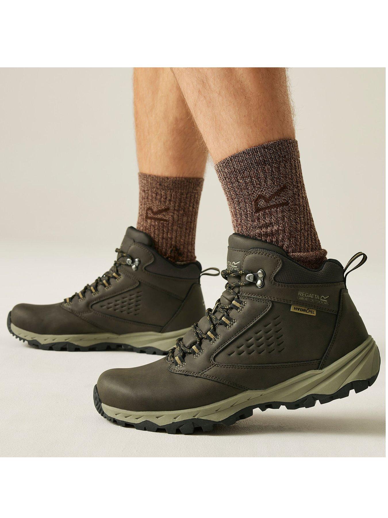 Image 3 of 7 of Regatta Mens Amble Walking Boots Waterproof -peat / Tan