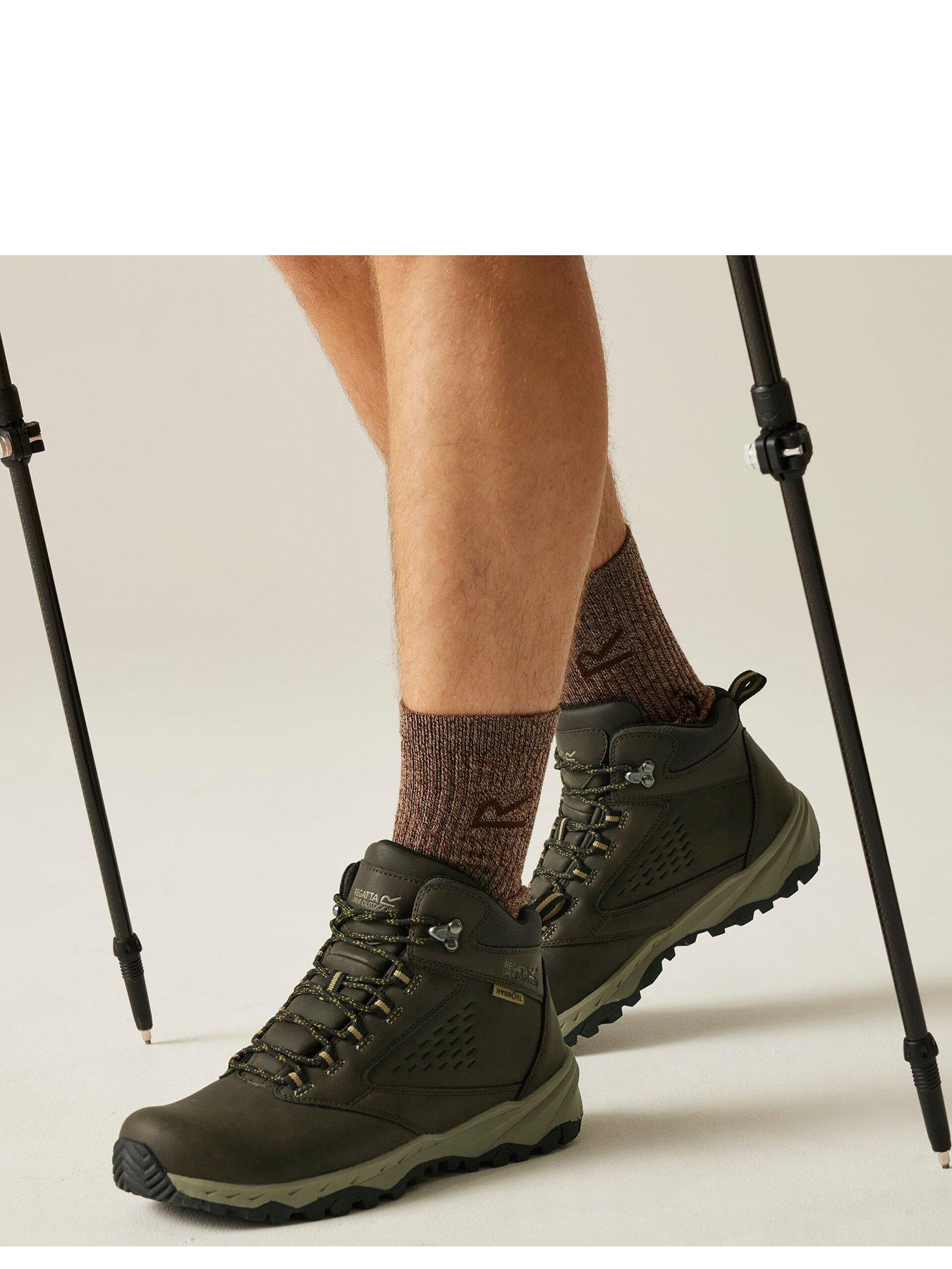 Image 5 of 7 of Regatta Mens Amble Walking Boots Waterproof -peat / Tan