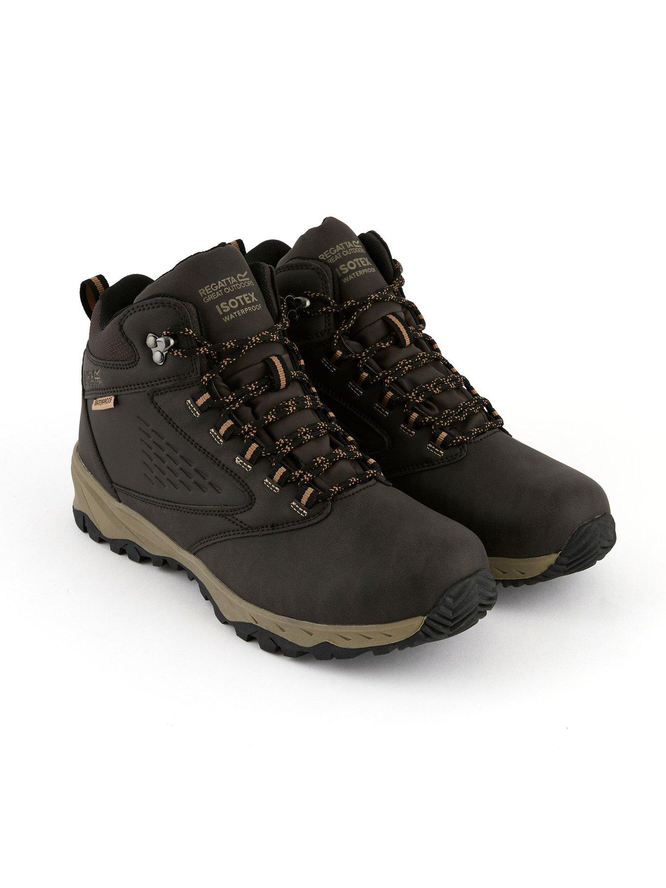 Image 6 of 7 of Regatta Mens Amble Walking Boots Waterproof -peat / Tan