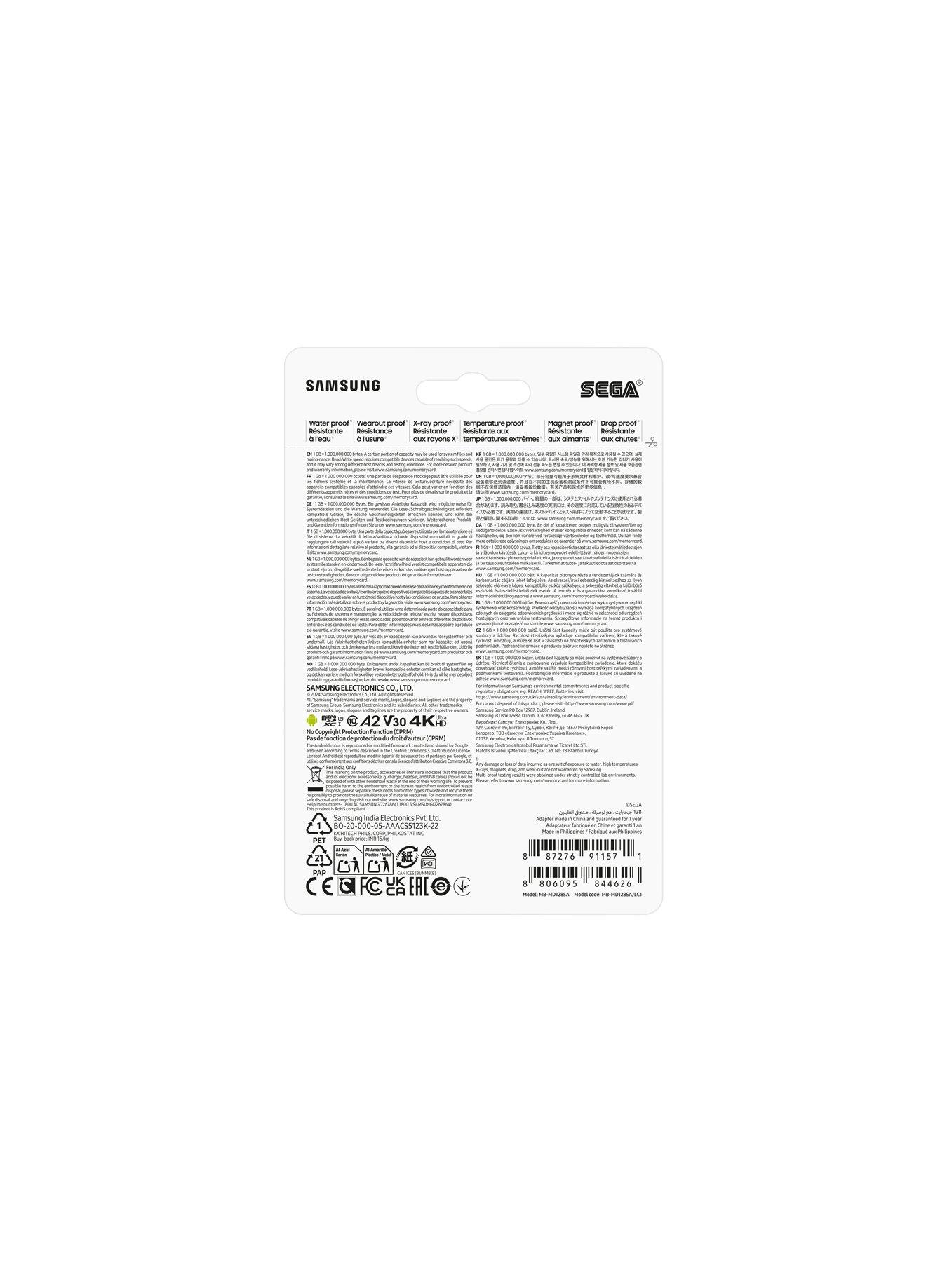 Image 6 of 8 of Samsung Sonic Pro Plus MicroSDXC 128GB