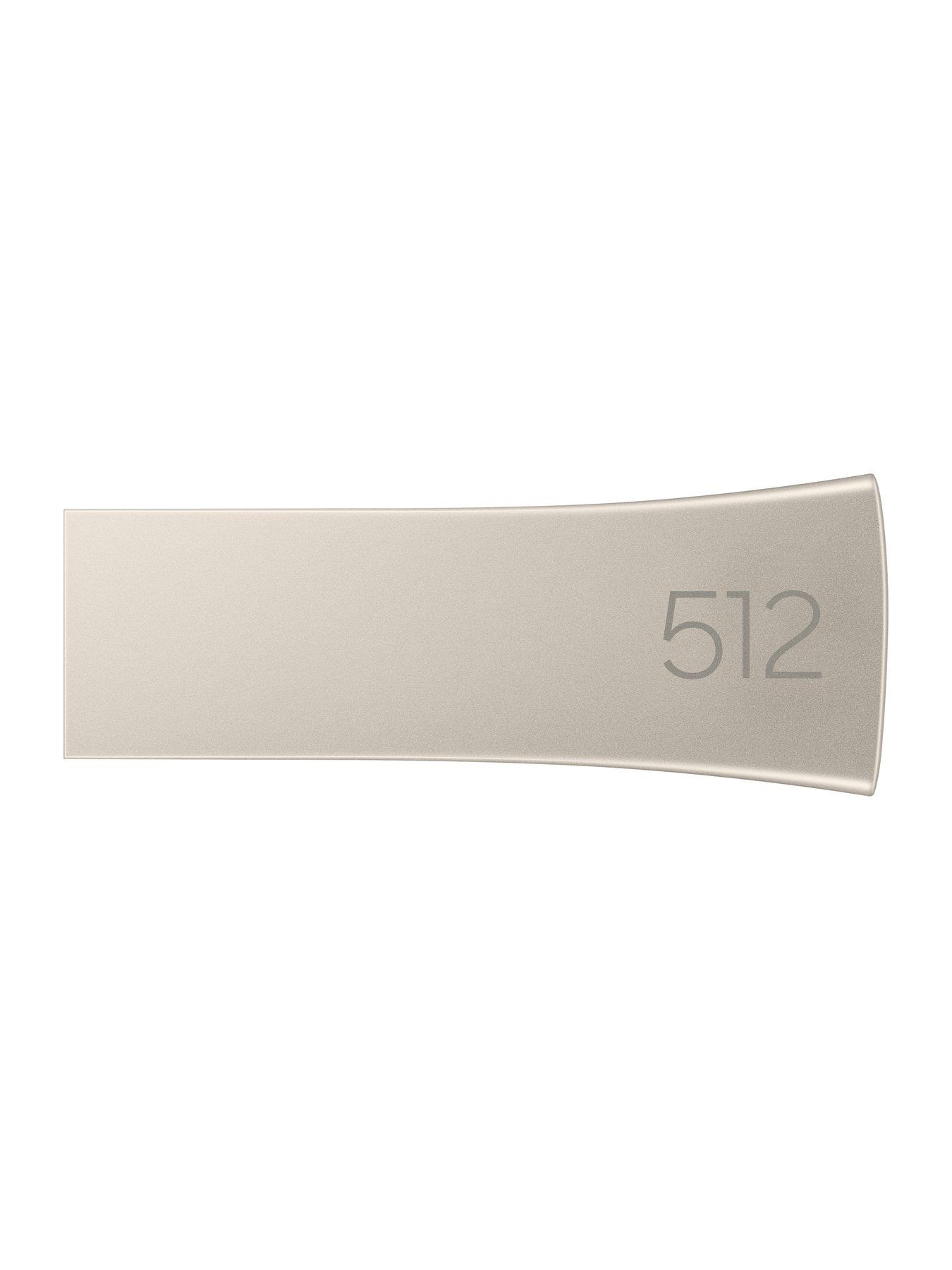 Image 2 of 7 of Samsung Bar Plus 512GB USB Drive Champagne Silver