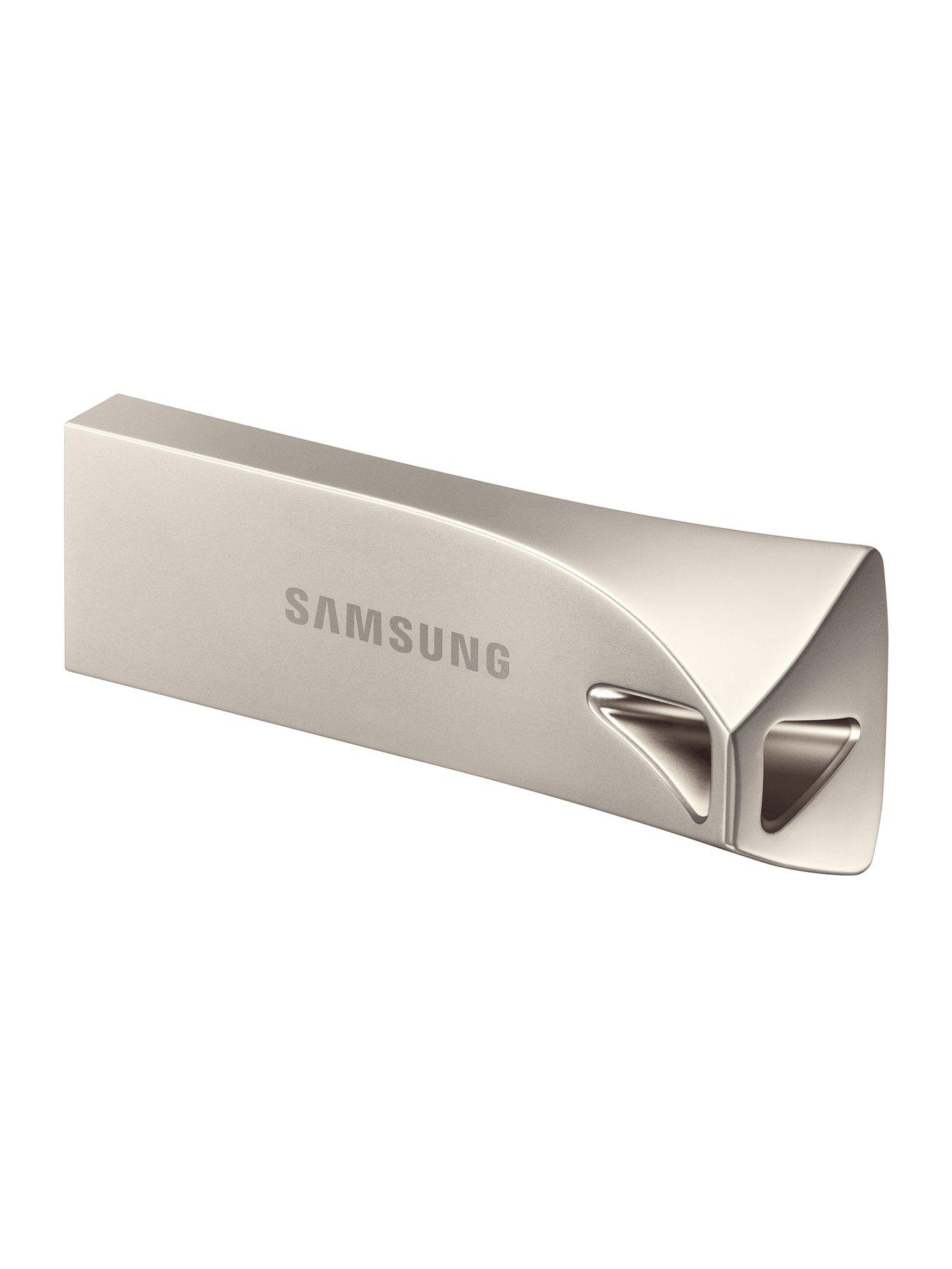 Image 3 of 7 of Samsung Bar Plus 512GB USB Drive Champagne Silver