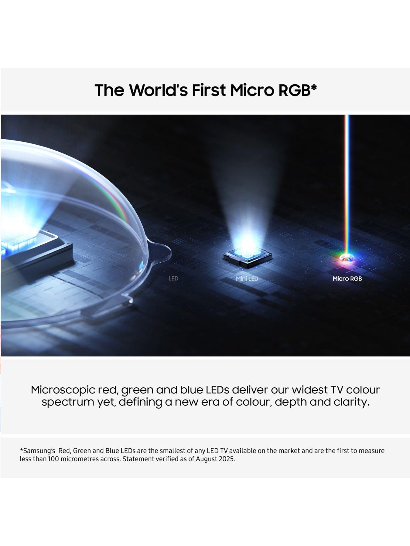 Image 4 of 8 of Samsung 85-inch&nbsp;Micro RGB 4K R85H Vision AI Smart TV - MRE85R85HAUXXU