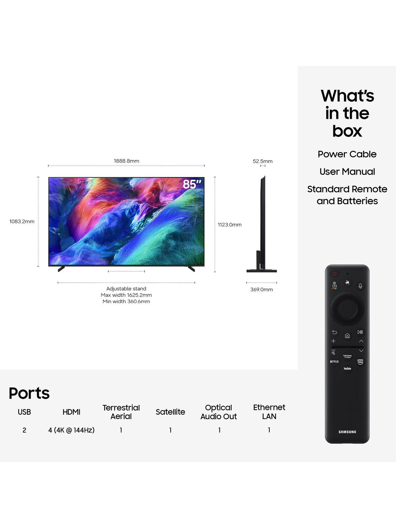 Image 7 of 8 of Samsung 85-inch&nbsp;Micro RGB 4K R85H Vision AI Smart TV - MRE85R85HAUXXU