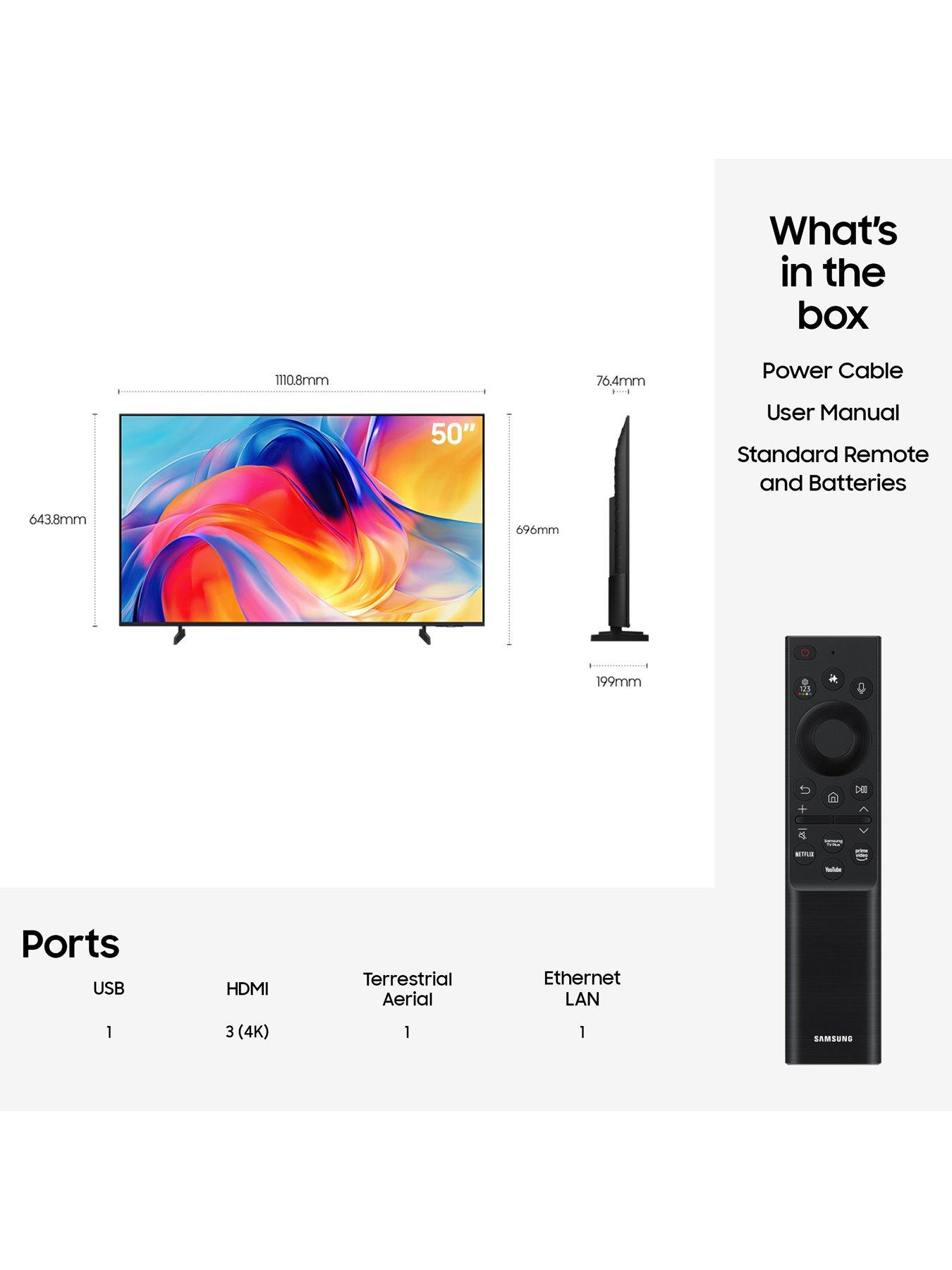Image 7 of 8 of Samsung 50" Mini LED, Mini LED Processor 4K, 4K Upscaling, Mini LED Backlight, Mini LED HDR, Motion Xcelerator, Pure Spectrum Colour