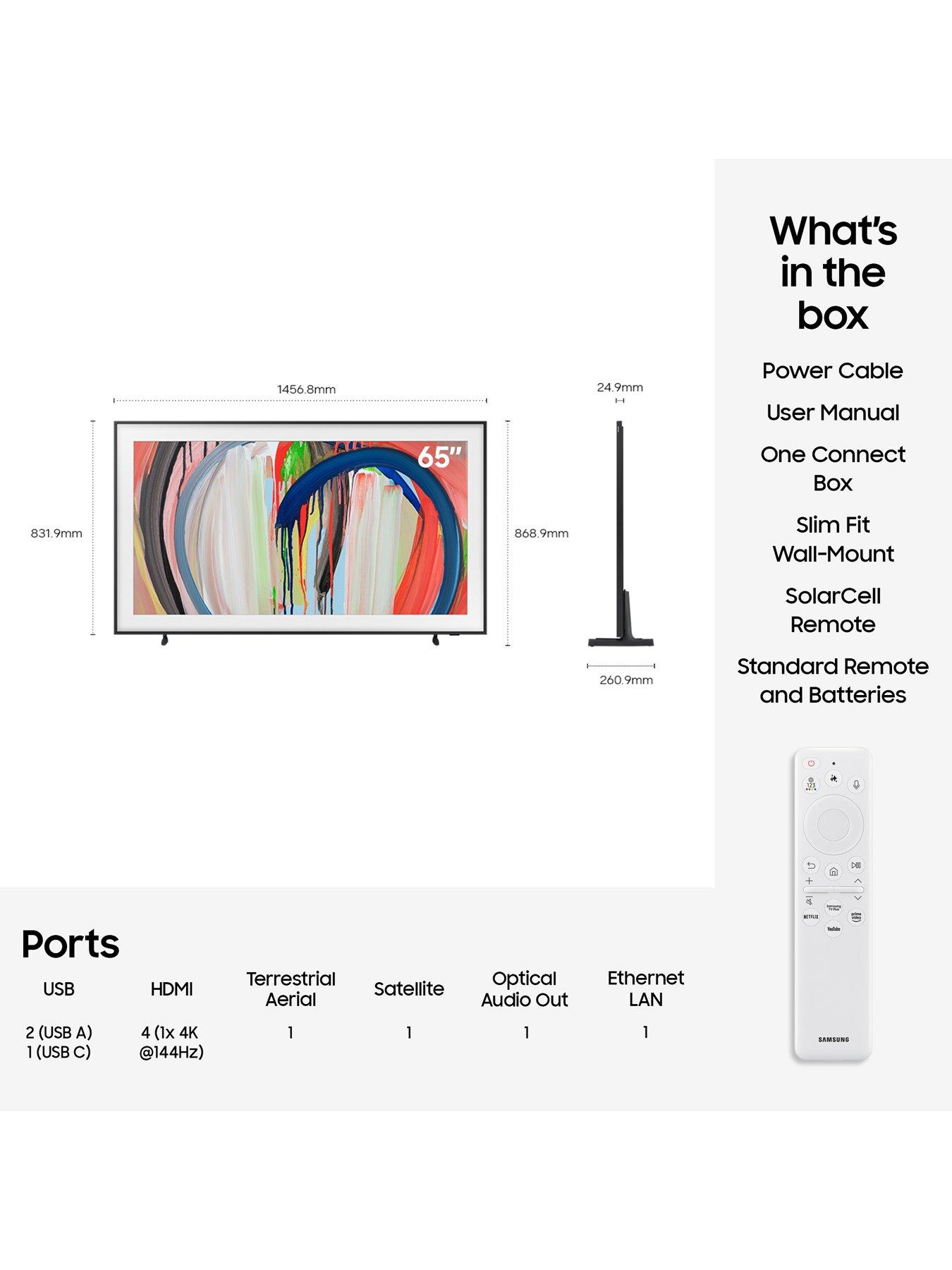 Image 7 of 8 of Samsung 65-inch The Frame QLED Vision AI Smart TV with&nbsp;Art Mode &amp; Wall Mount - QE65LS03HAUXXU