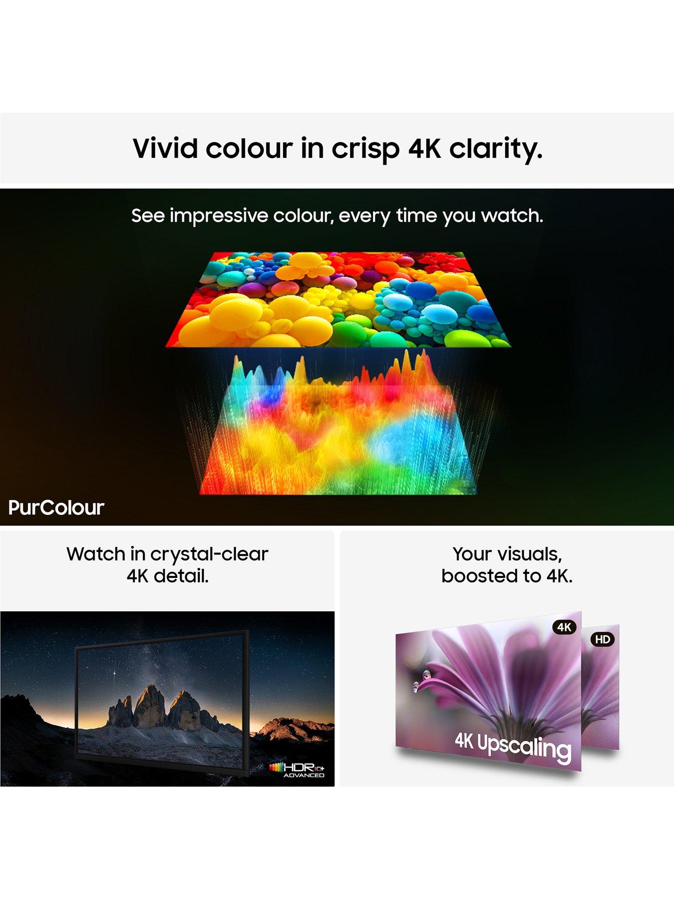 Image 4 of 8 of Samsung 43" Crystal UHD, Crystal Processor 4K, 4K Upscaling, HDR, Motion Xcelerator