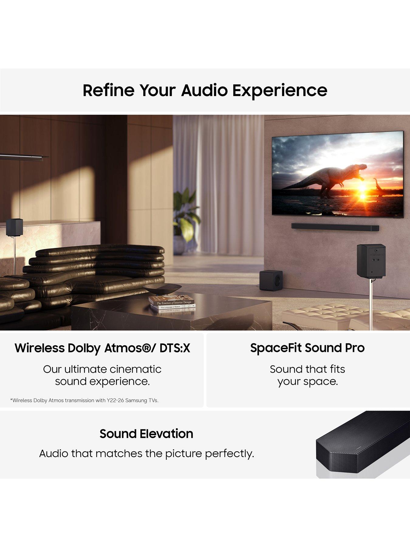 Image 4 of 7 of Samsung Q990H 11.1.4ch Q-Series Soundbar with Subwoofer &amp; Rear Speaker Dolby Atmos, Amazon Alexa, Apple AirPlay (2026) - HW-Q990H/XU