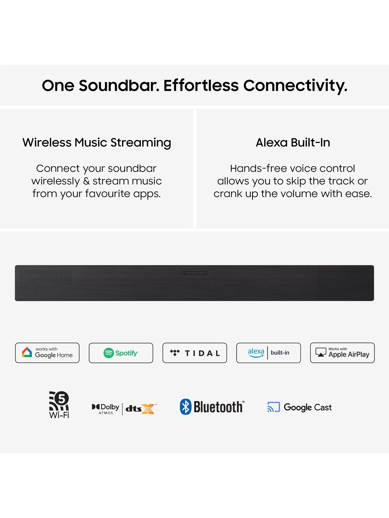 Image 5 of 7 of Samsung QS90H 7.1.2ch Q-Series Soundbar with Subwoofer Dolby Atmos