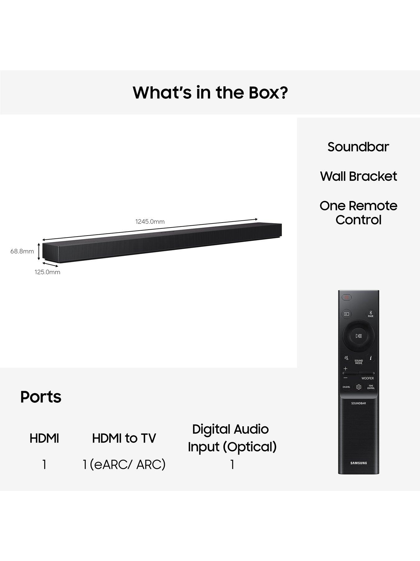Image 7 of 7 of Samsung QS90H 7.1.2ch Q-Series Soundbar with Subwoofer Dolby Atmos