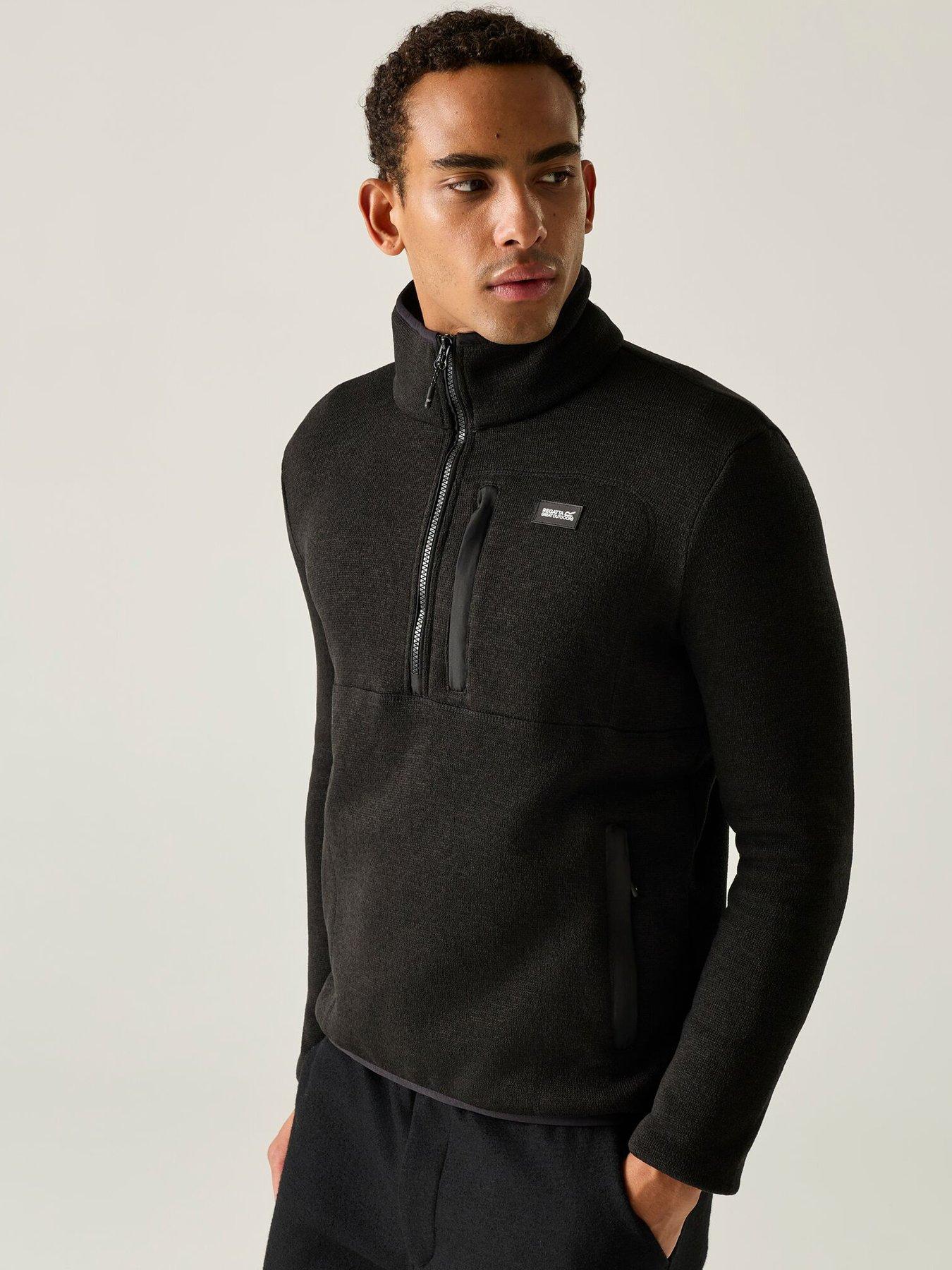 Image 3 of 7 of Regatta Mens Barlee Half Zip Fleece - Black