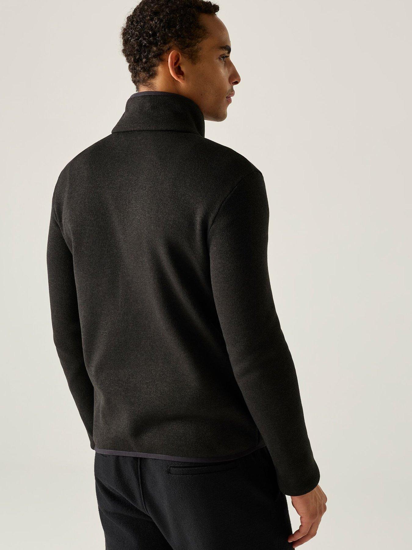 Image 4 of 7 of Regatta Mens Barlee Half Zip Fleece - Black