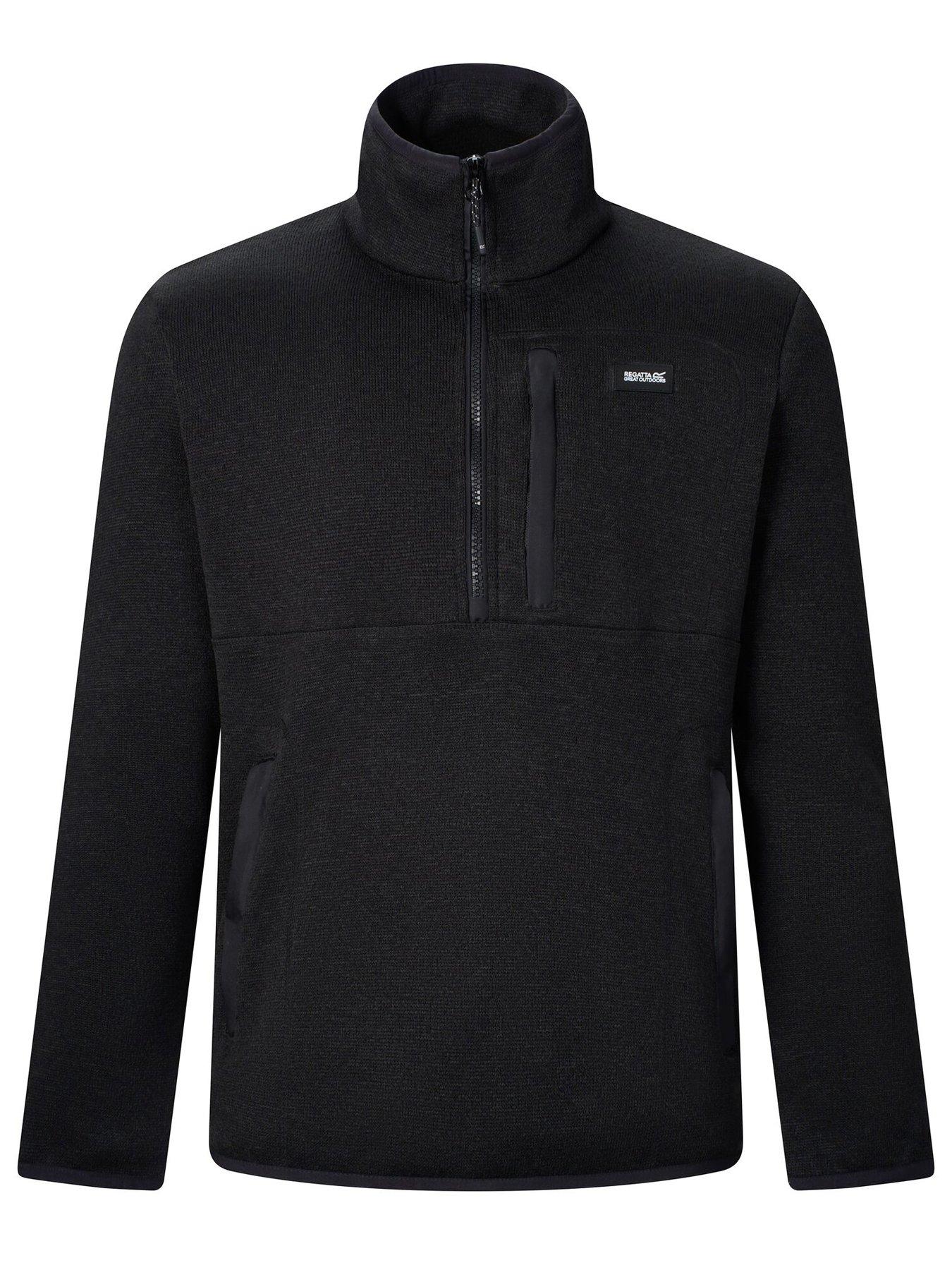 Image 7 of 7 of Regatta Mens Barlee Half Zip Fleece - Black
