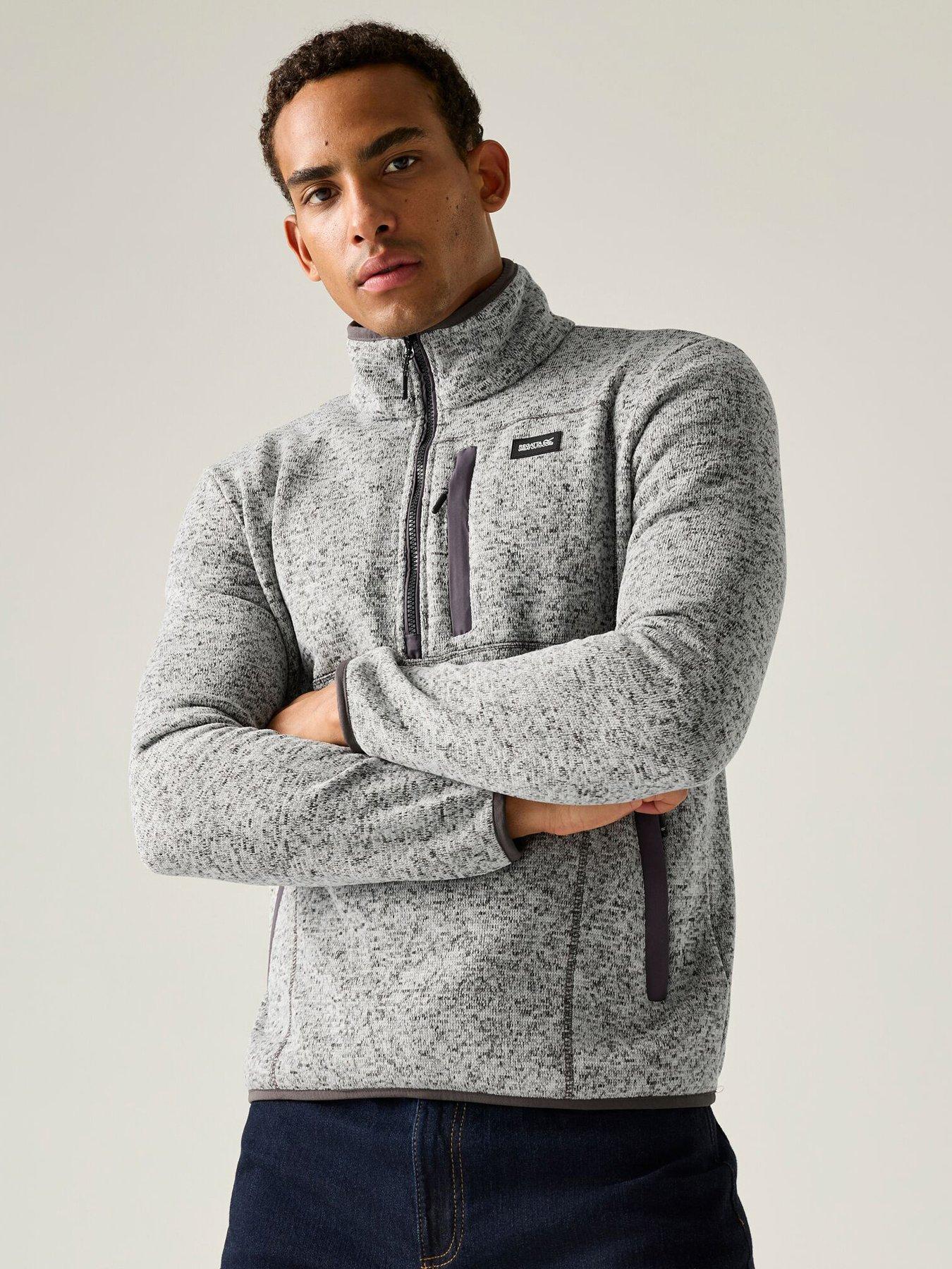 Image 1 of 7 of Regatta Mens Barlee Half Zip Fleece - Grey