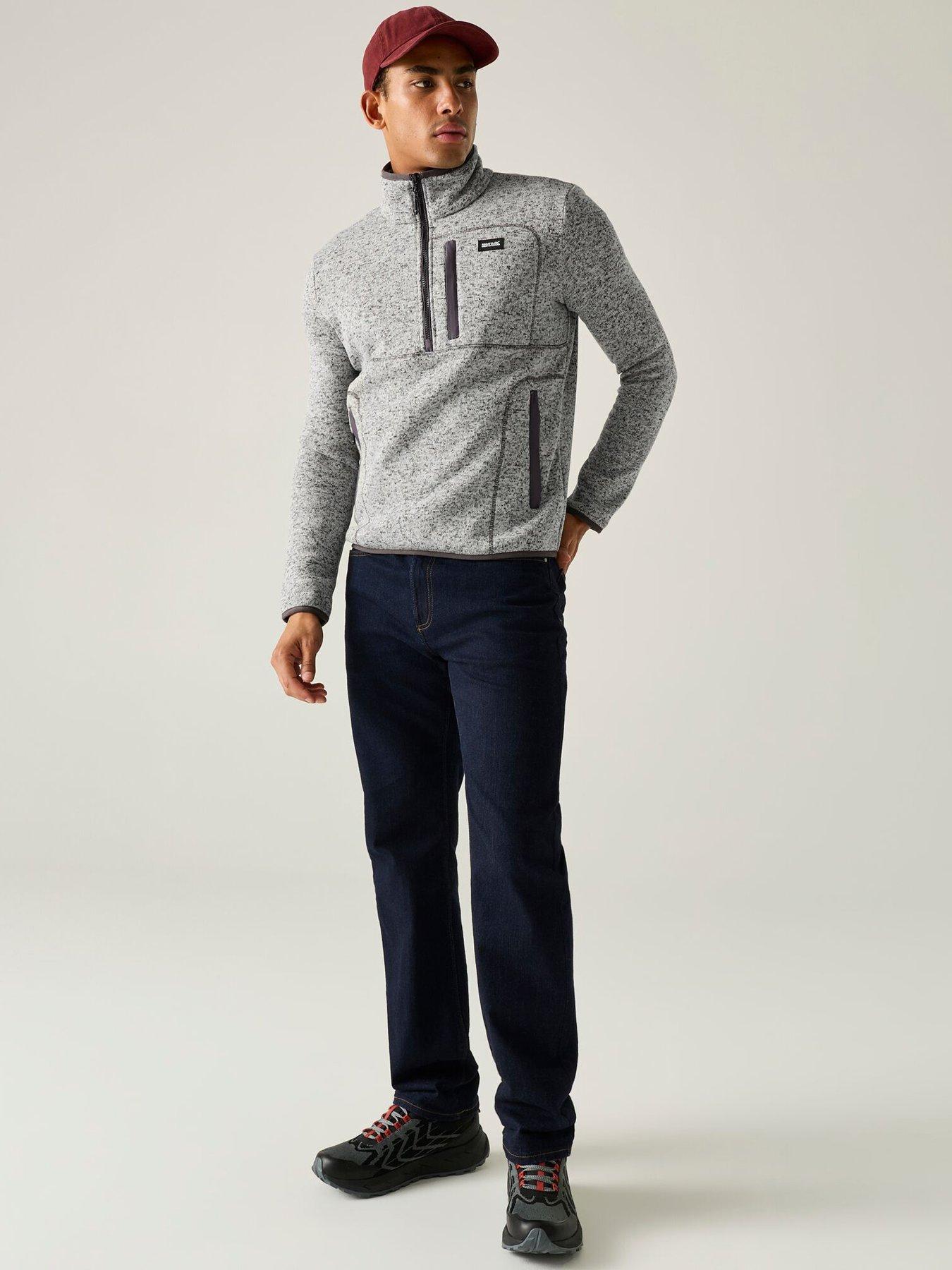 Image 2 of 7 of Regatta Mens Barlee Half Zip Fleece - Grey