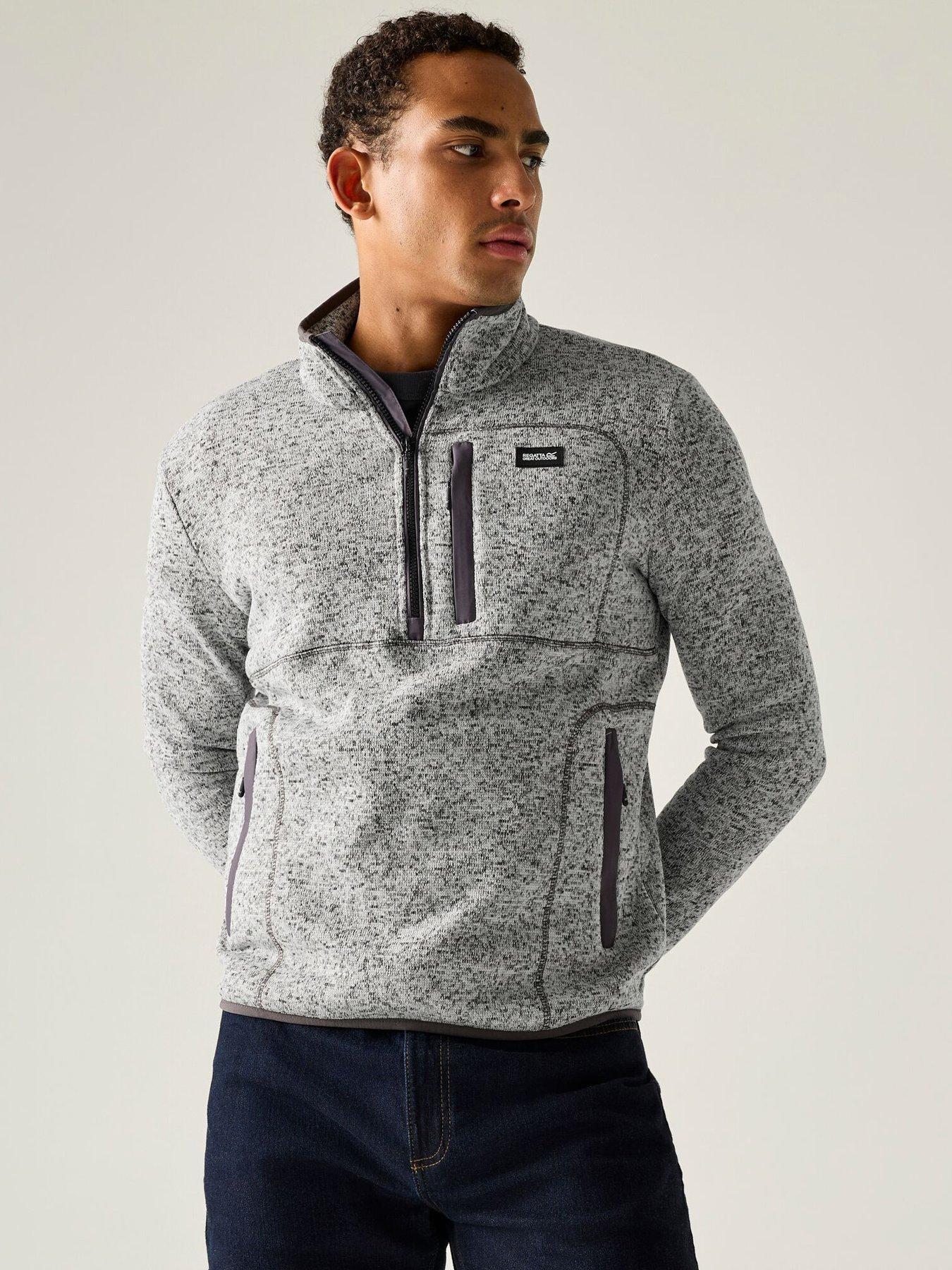 Image 4 of 7 of Regatta Mens Barlee Half Zip Fleece - Grey