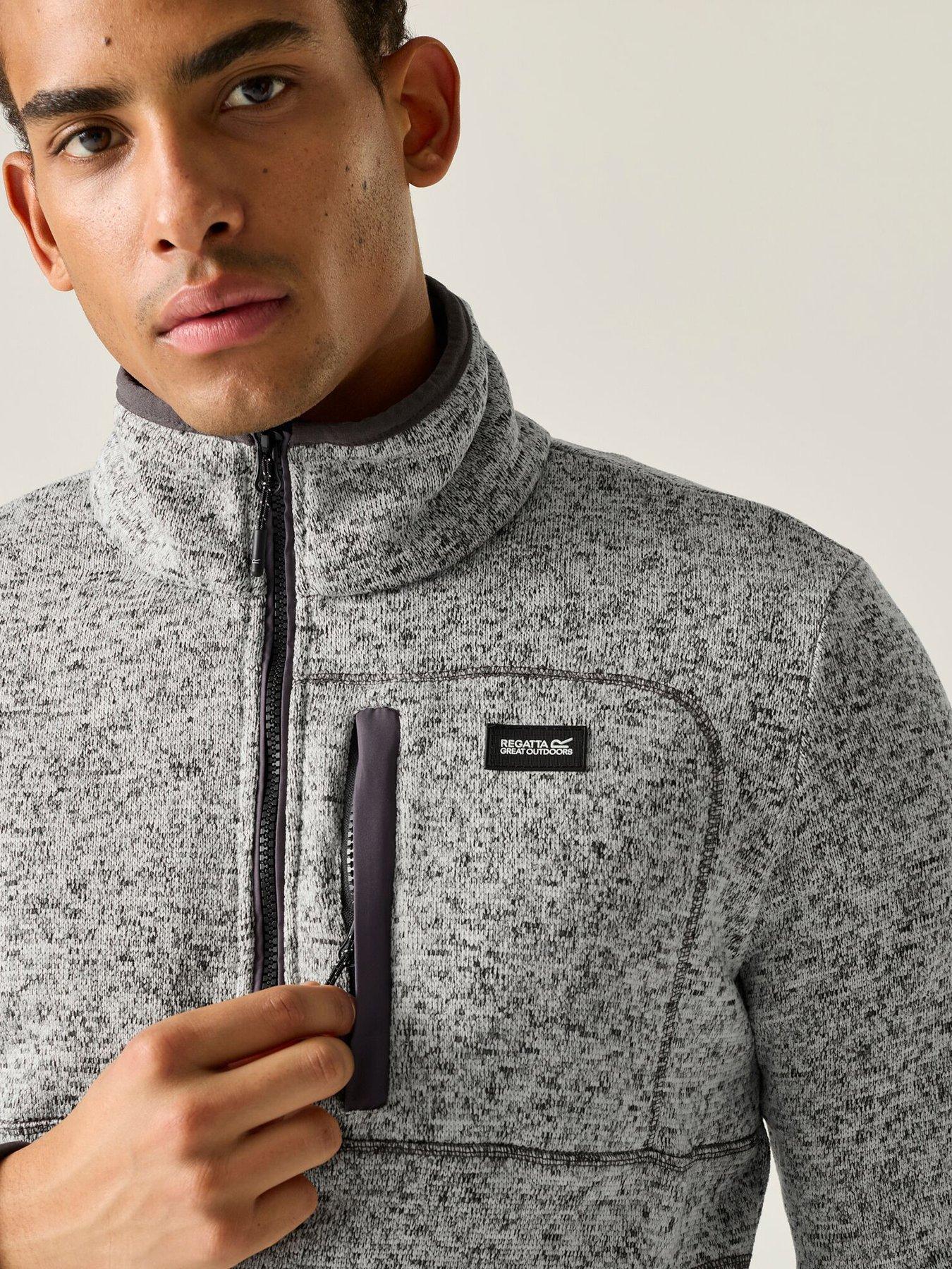 Image 5 of 7 of Regatta Mens Barlee Half Zip Fleece - Grey