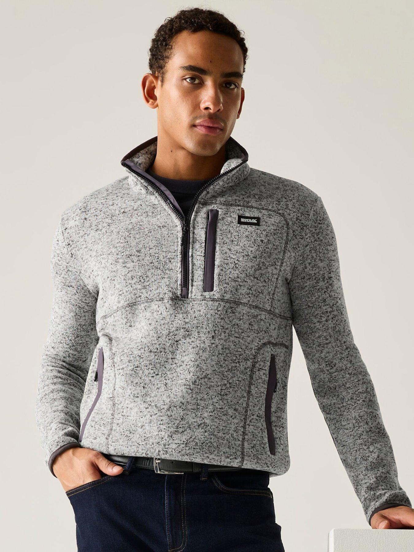 Image 6 of 7 of Regatta Mens Barlee Half Zip Fleece - Grey