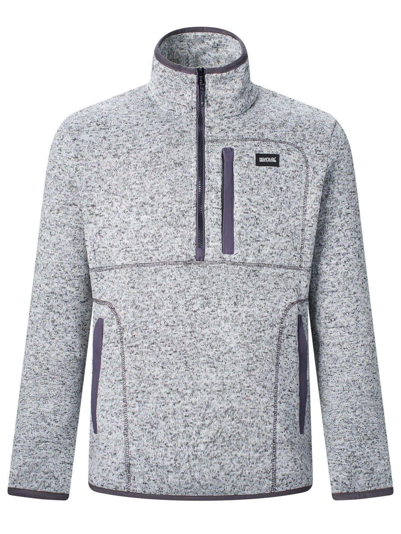 Image 7 of 7 of Regatta Mens Barlee Half Zip Fleece - Grey