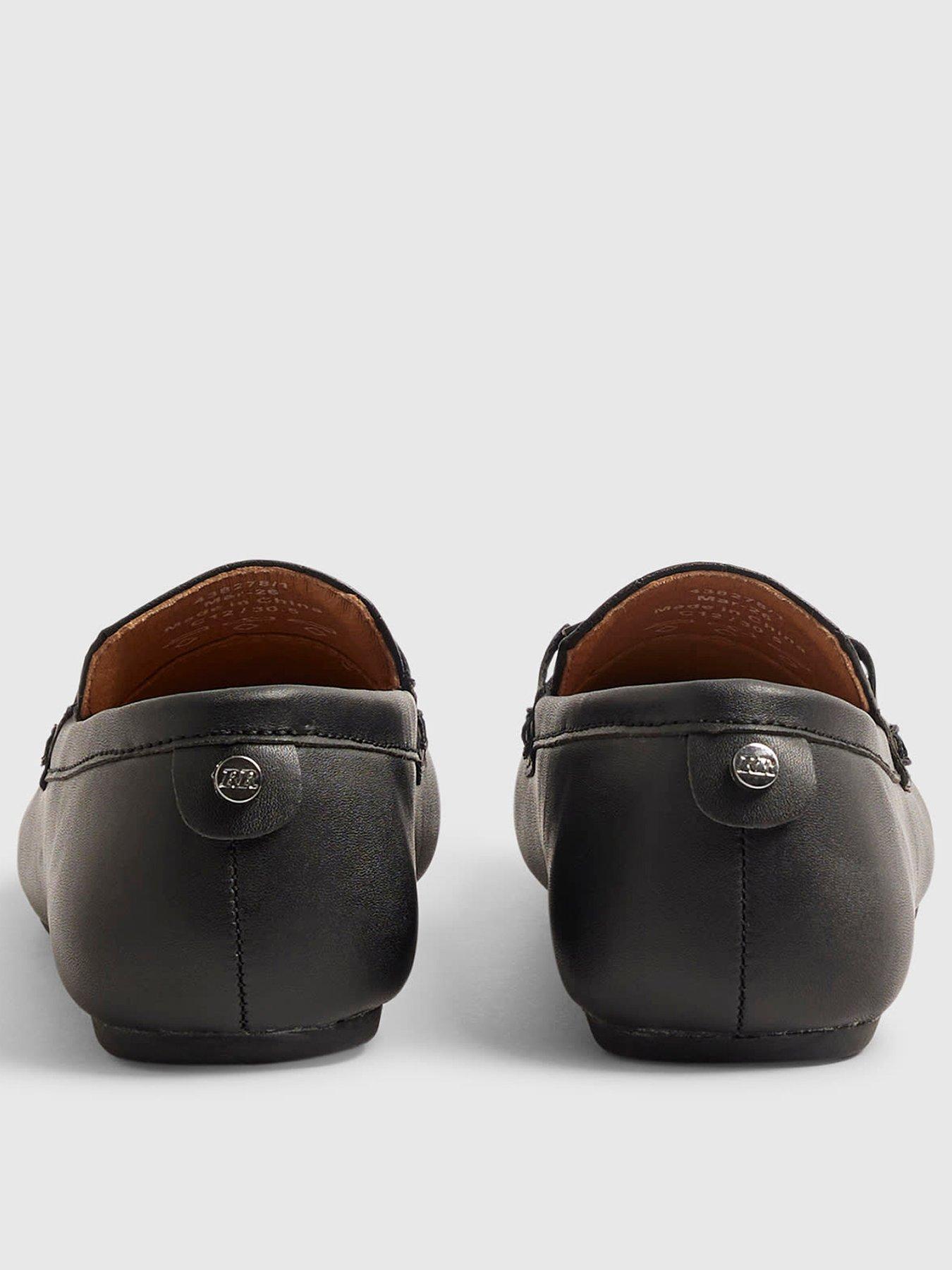 Image 3 of 5 of River Island Boys Embossed Snaffle Shoes - Black