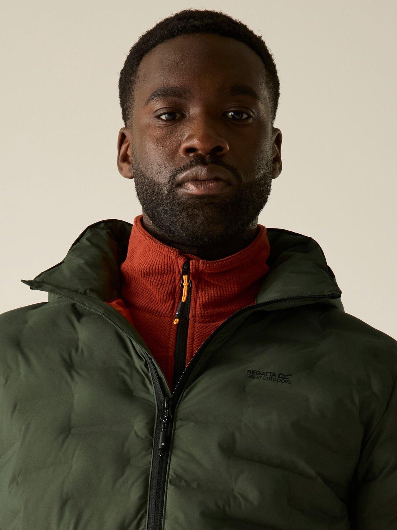 Image 6 of 7 of Regatta Mens Astrel Baffled/quilted -dark Khaki (rooibos Tea).